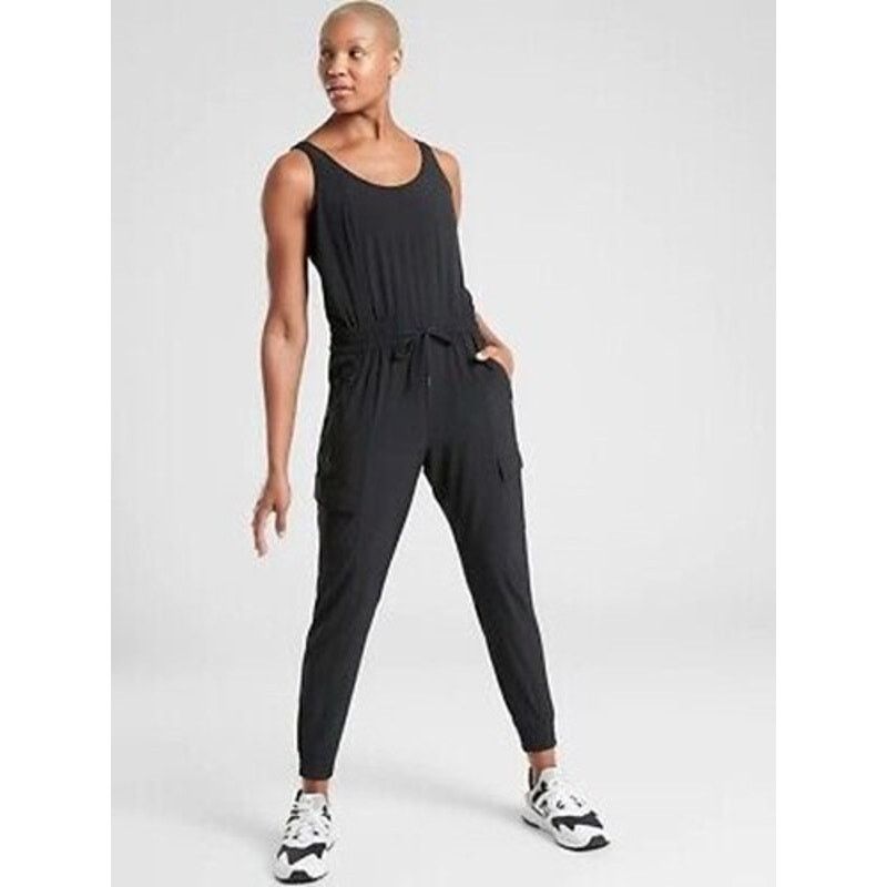 Athleta Athleta Unbound Jumpsuit in Black Size XL Size 34" / US 12 / IT 48 - 1 Thumbnail