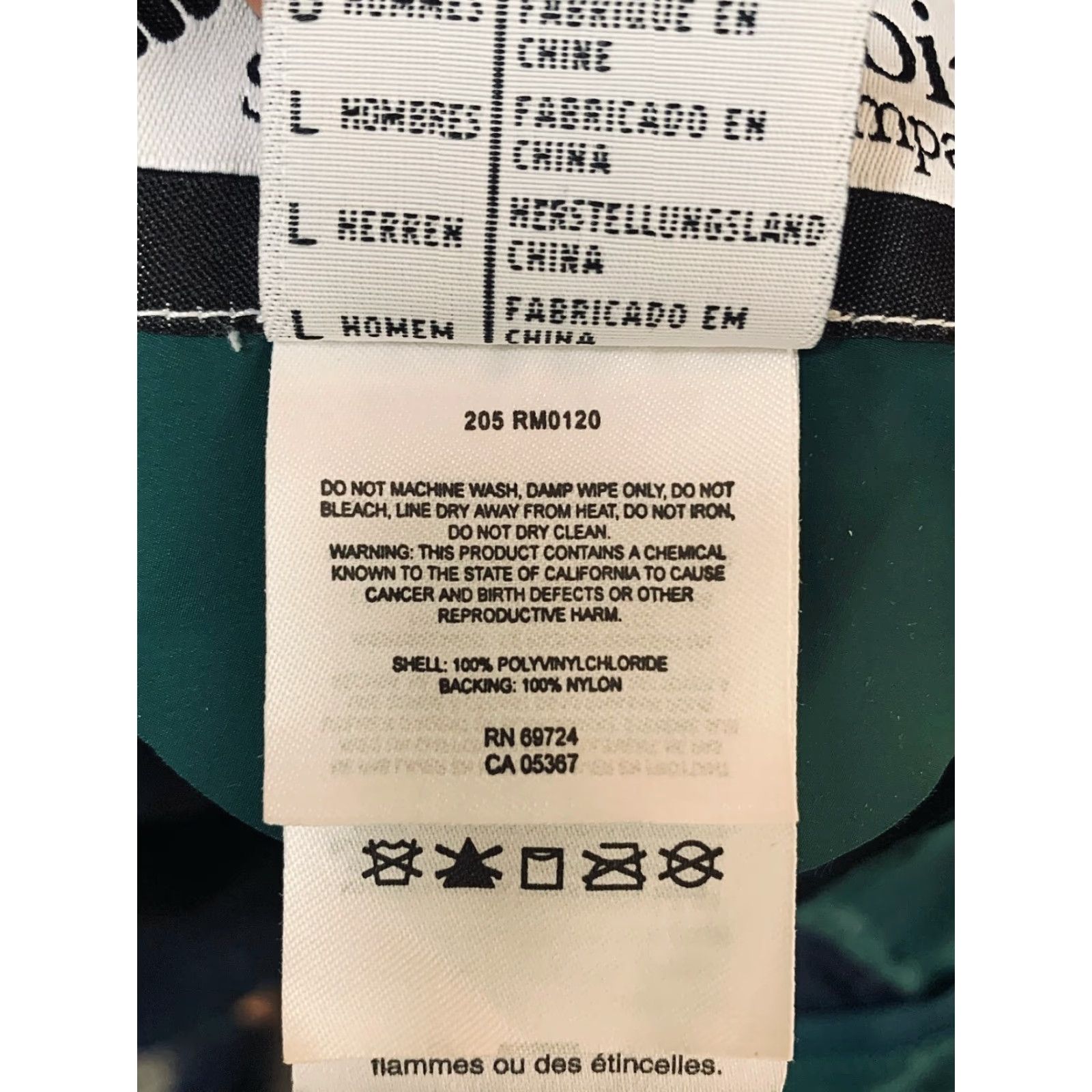 Vintage VINTAGE Columbia Sportswear PolyvinylChloride Shell Nylon Interior Coat Large Green Windbreaker Jacket Mens Size L / US 10 / IT 46 - 5 Thumbnail