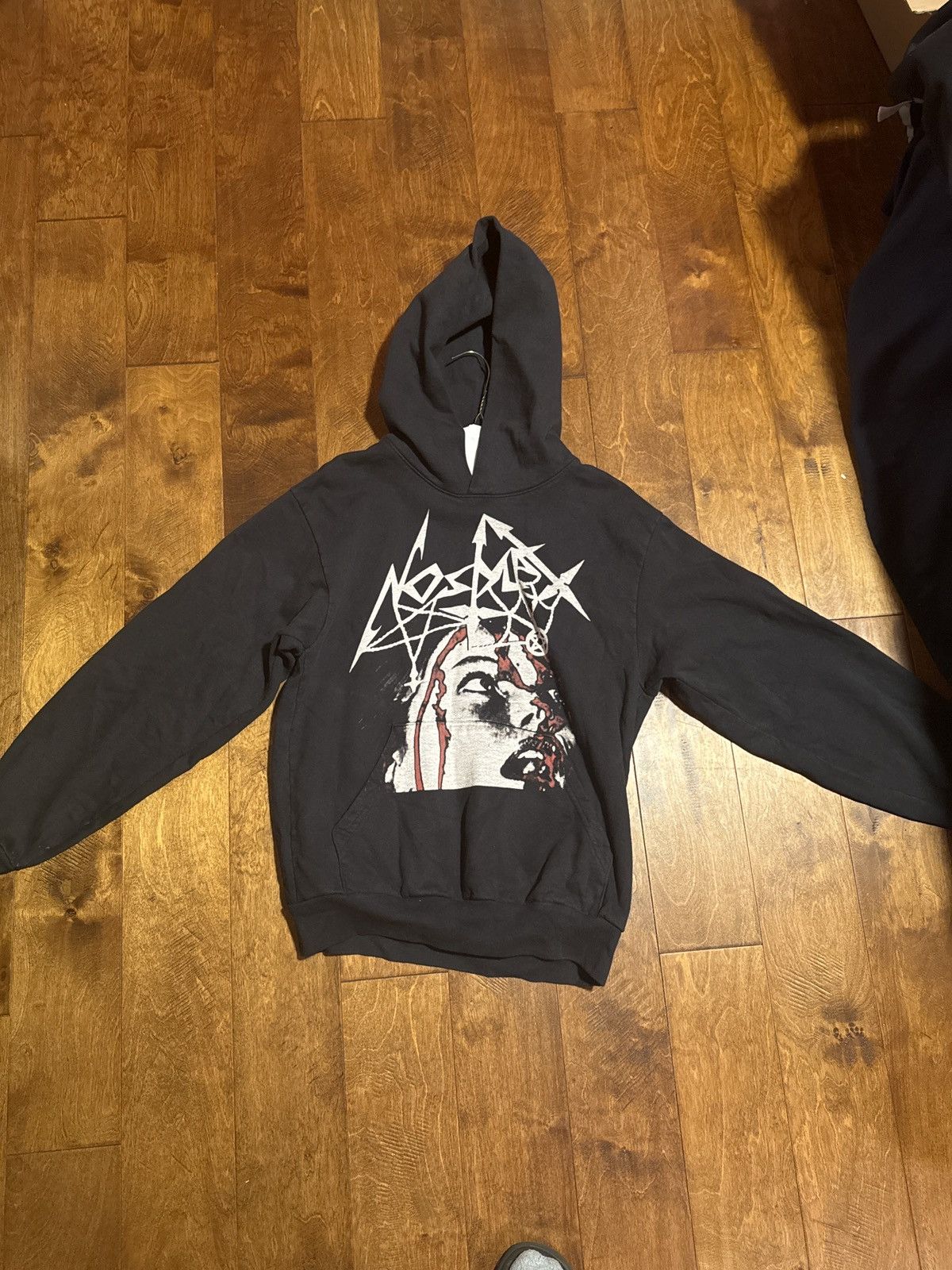 image of Band Tees Destroy Lonely Nostylist Tour Hoodie in Black, Men's (Size Small)