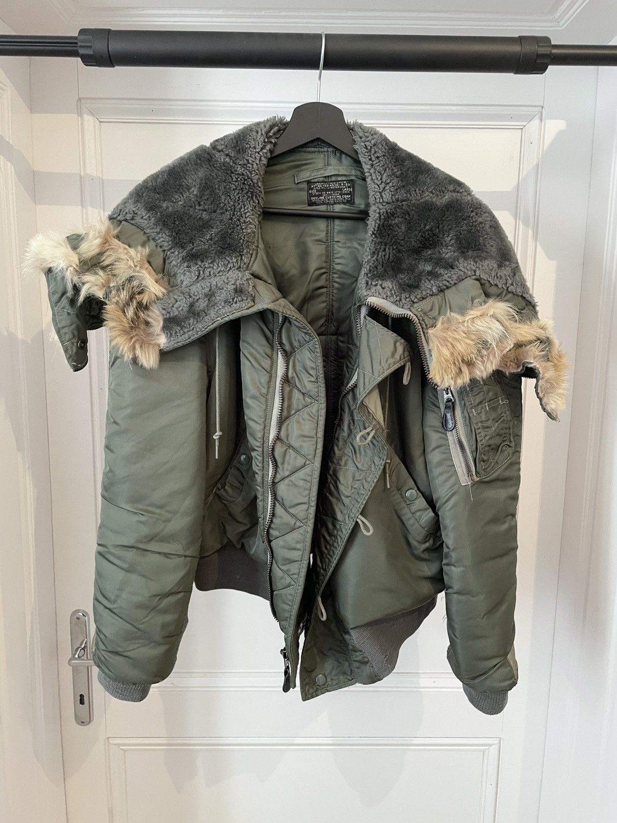Vintage Vintage 1965 N-2B Fur Flight Jacket Air Force USAF Size US M / EU 48-50 / 2 - 2 Thumbnail
