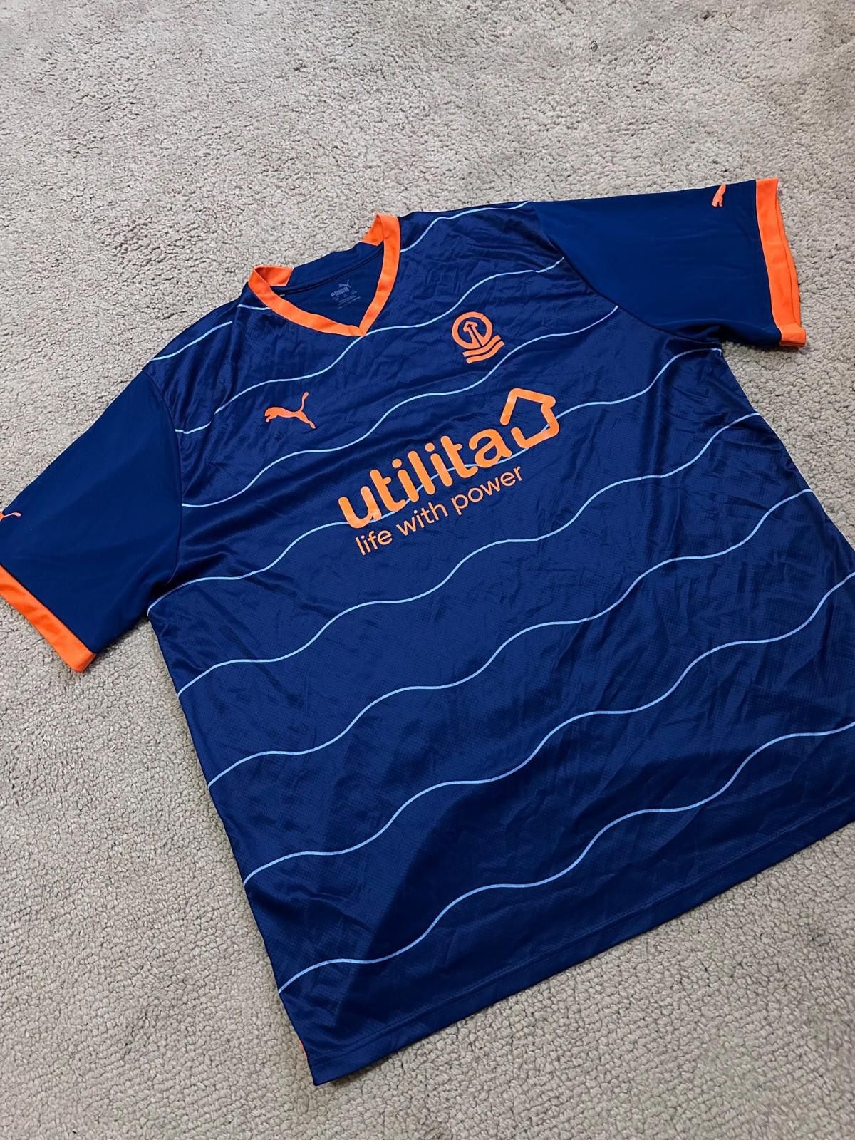 Puma BLACKPOOL ENGLAND 2022-2023 THIRD SHIRT FOOTBALL JERSEY PUMA Size US XXL / EU 58 / 5 - 2 Thumbnail