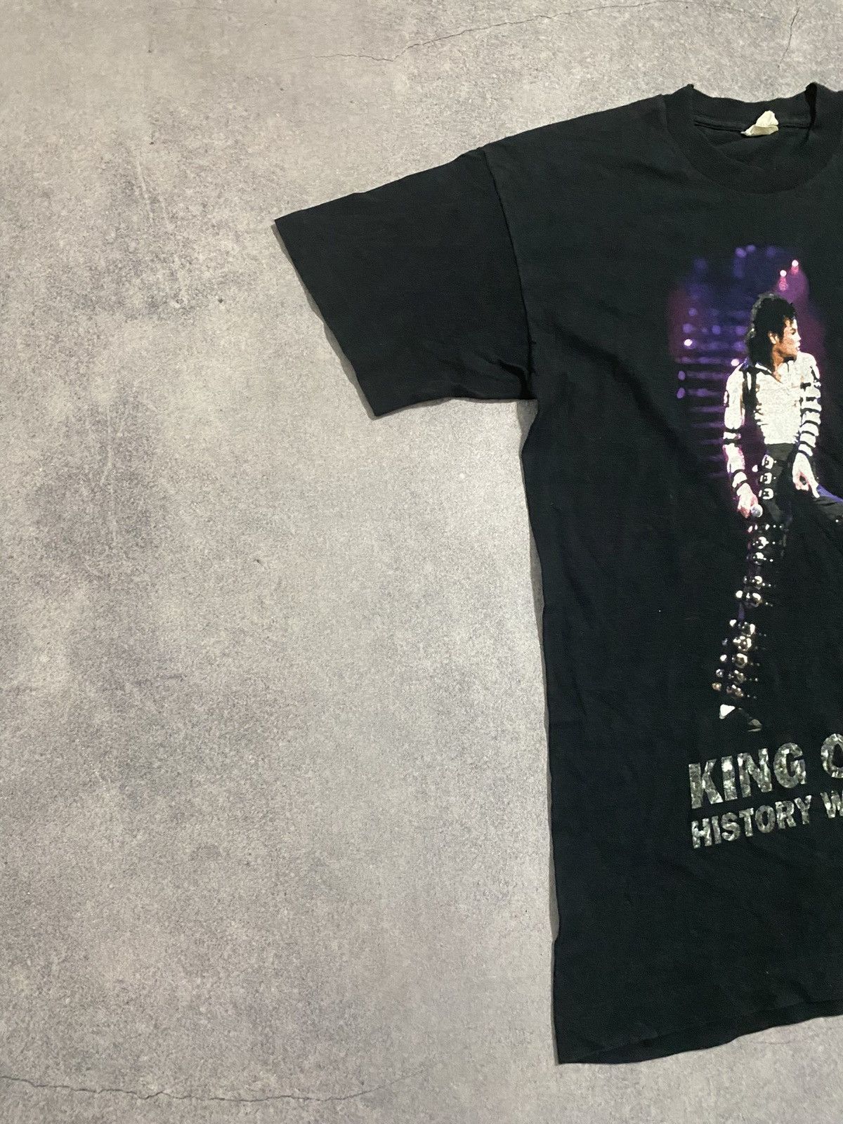 Michael Jackson 90s Michael Jackson King Of Pop History World Tour T Shirt Size US S / EU 44-46 / 1 - 2 Thumbnail