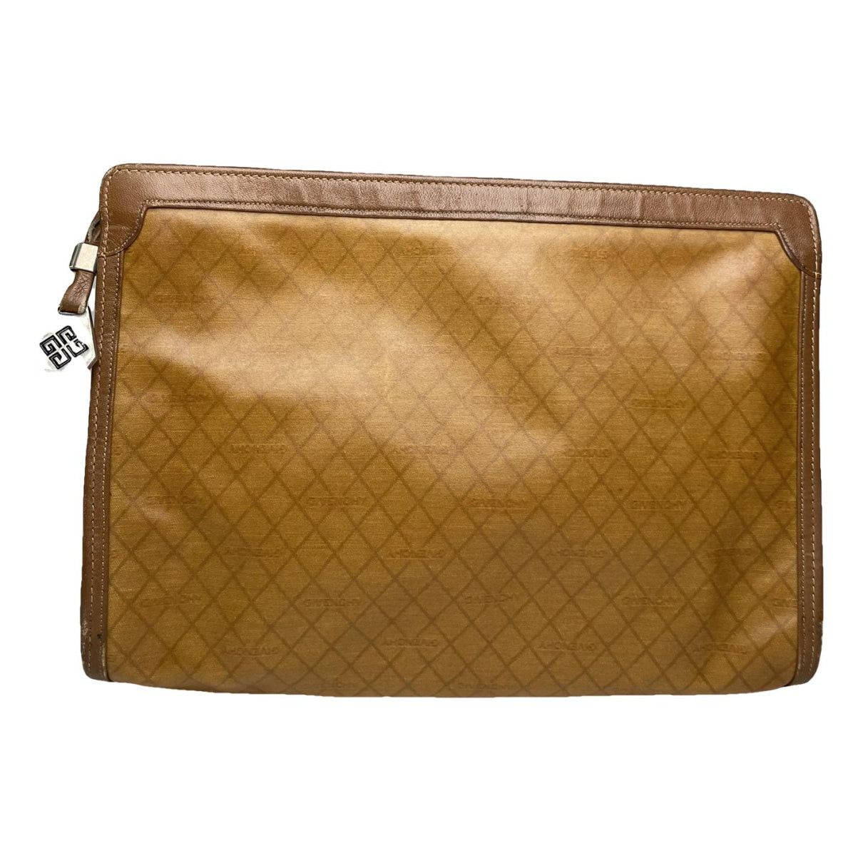 Givenchy Bow Cut Brown Leather Clutch Bag Size ONE SIZE - 1 Thumbnail