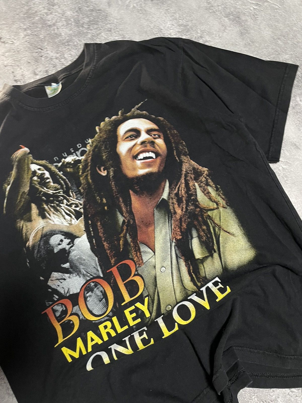 Bob Marley × Rap Tees Vintage Bootleg Bob Marley One Love Rasta Shirt Rap tee Size US L / EU 52-54 / 3 - 2 Thumbnail