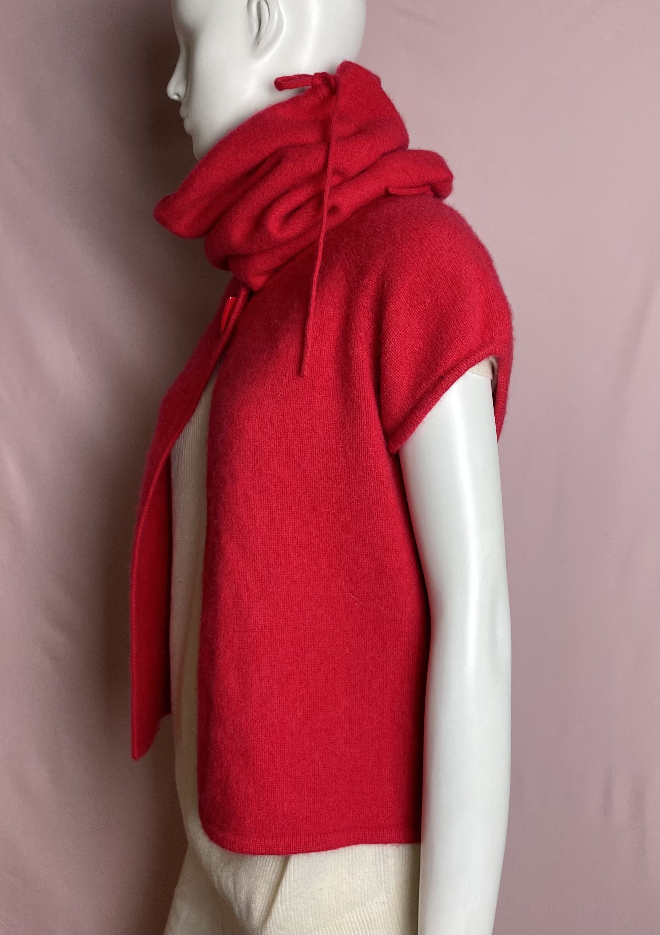 Other Seventy Venezia Cashmere Short-sleeve Cardigan and Hood Set Size M / US 6-8 / IT 42-44 - 3 Thumbnail