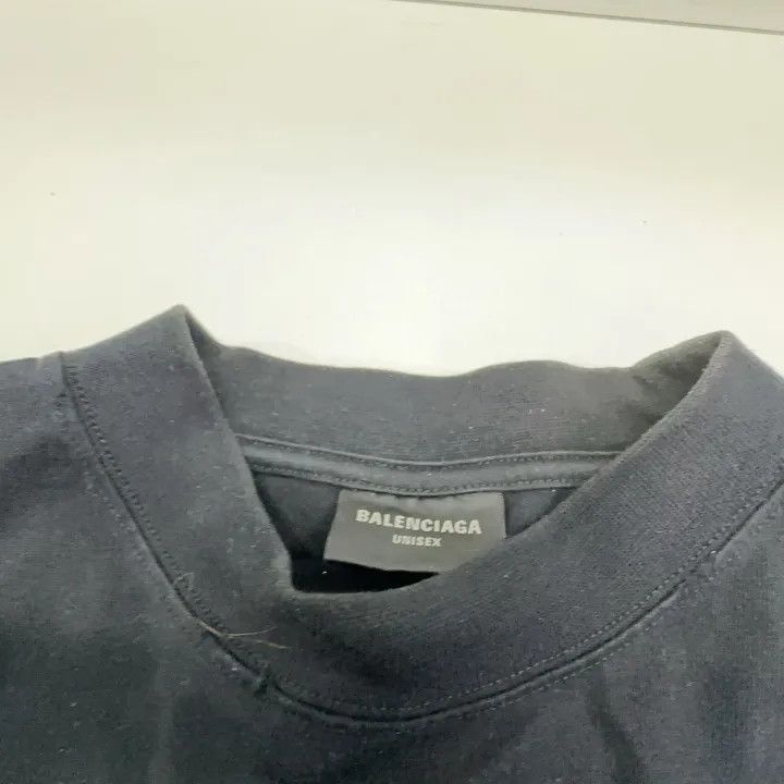 Balenciaga Balenciaga Balenciaga FW23 Black Short Sleeve Tshirt -2507 Size US L / EU 52-54 / 3 - 4 Thumbnail