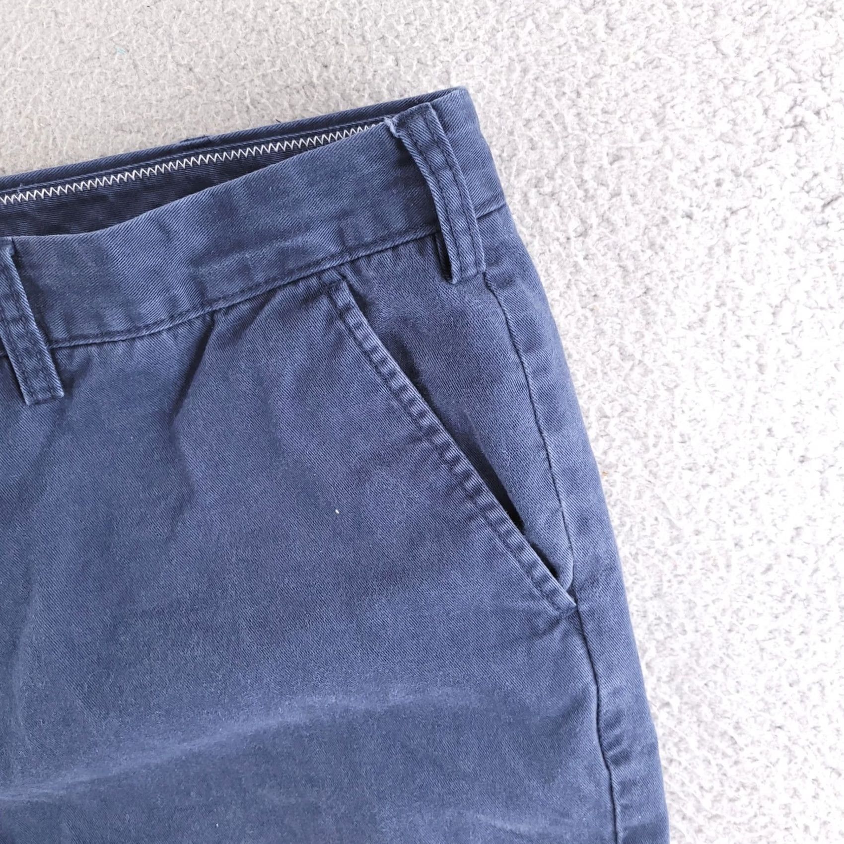 Nautica Nautica Shorts Mens 42 Blue Chino Distressed Navy Flat Front Casual Size US 42 / EU 58 - 4 Thumbnail