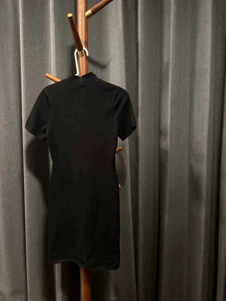 Alexander Wang Alexander Wang Logo Embossed Mini Dress- Size M / US 6-8 / IT 42-44 - 3 Thumbnail