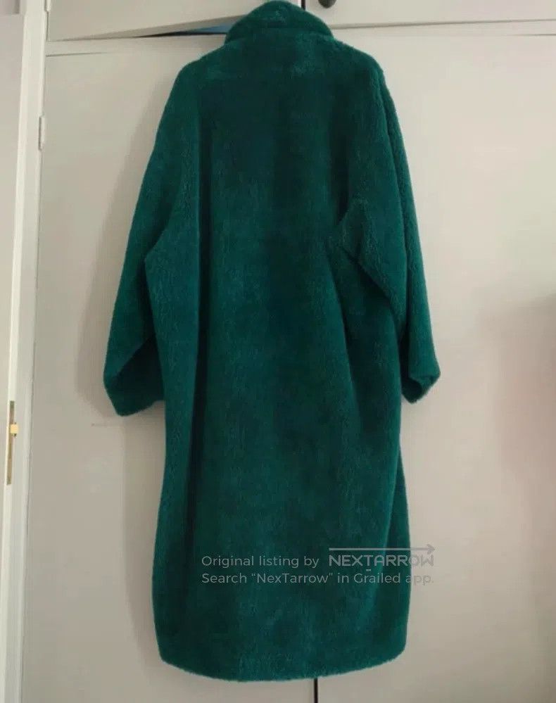 Balenciaga Balenciaga Dark green Teddy wrap-style coat Size XXS / US 00 / IT 34 - 3 Thumbnail