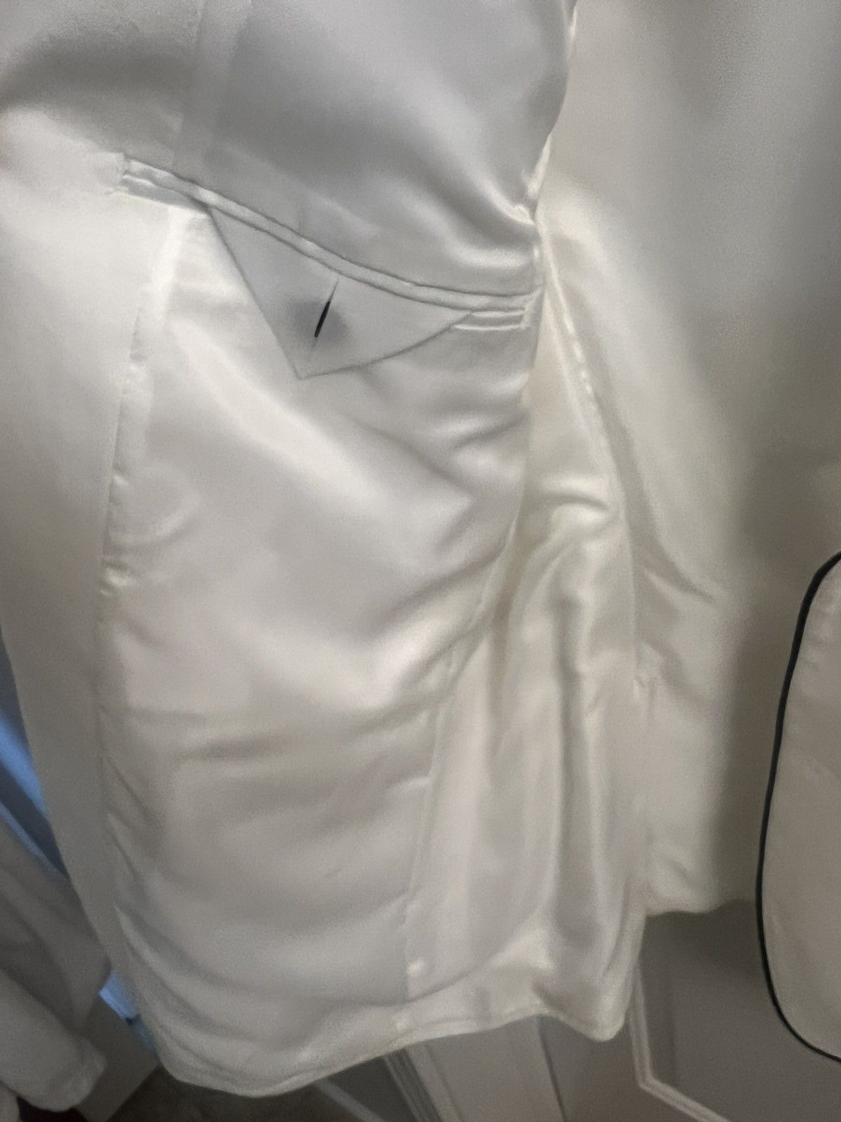 Van Heusen White Mens Suit Jacket/Blazer Size US L / EU 52-54 / 3 - 6 Thumbnail