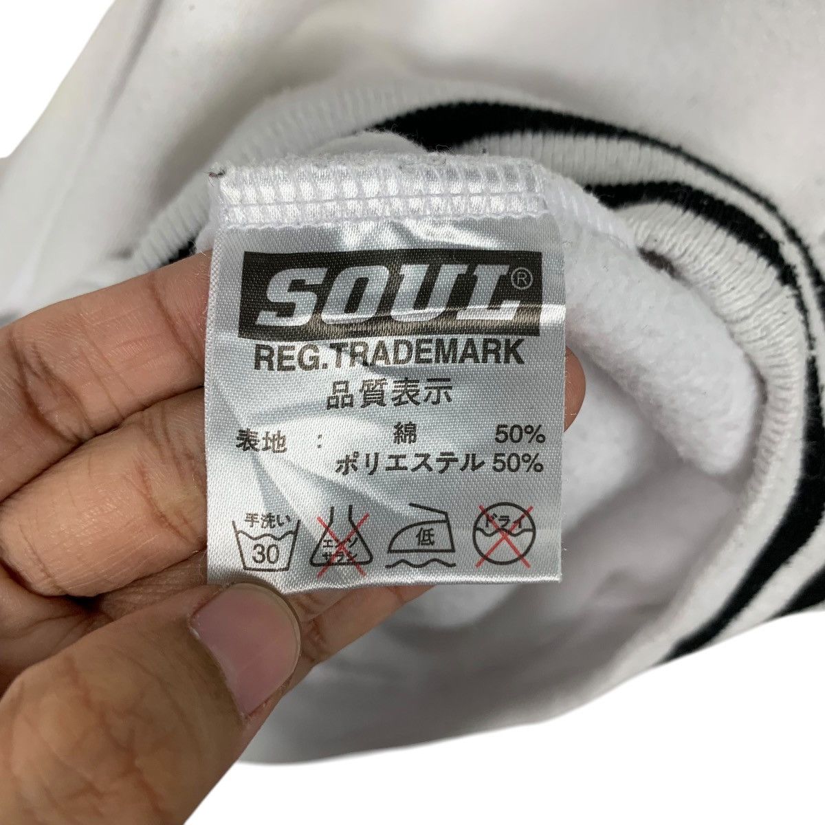 Japanese Brand SOUL USA Los Angeles Big Logo Pullover Hoodies #1770-C78 Size US L / EU 52-54 / 3 - 17 Thumbnail