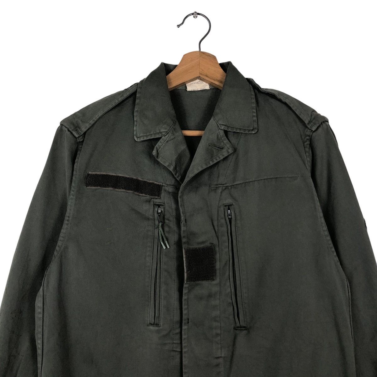 Vintage Vintage Cargo Jacket Inspector Military Warein Lille 1987’s Size US M / EU 48-50 / 2 - 3 Thumbnail