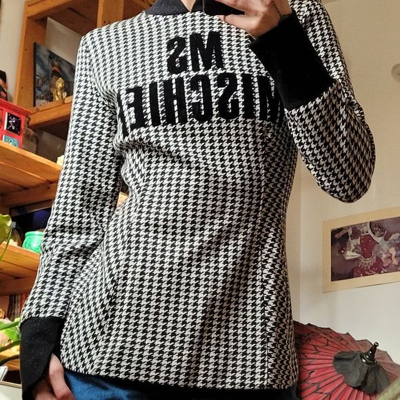 By Malene Birger MS Mischief Malene Birger Houndstooth Turtleneck Sweater - S Size S / US 4 / IT 40 - 2 Thumbnail