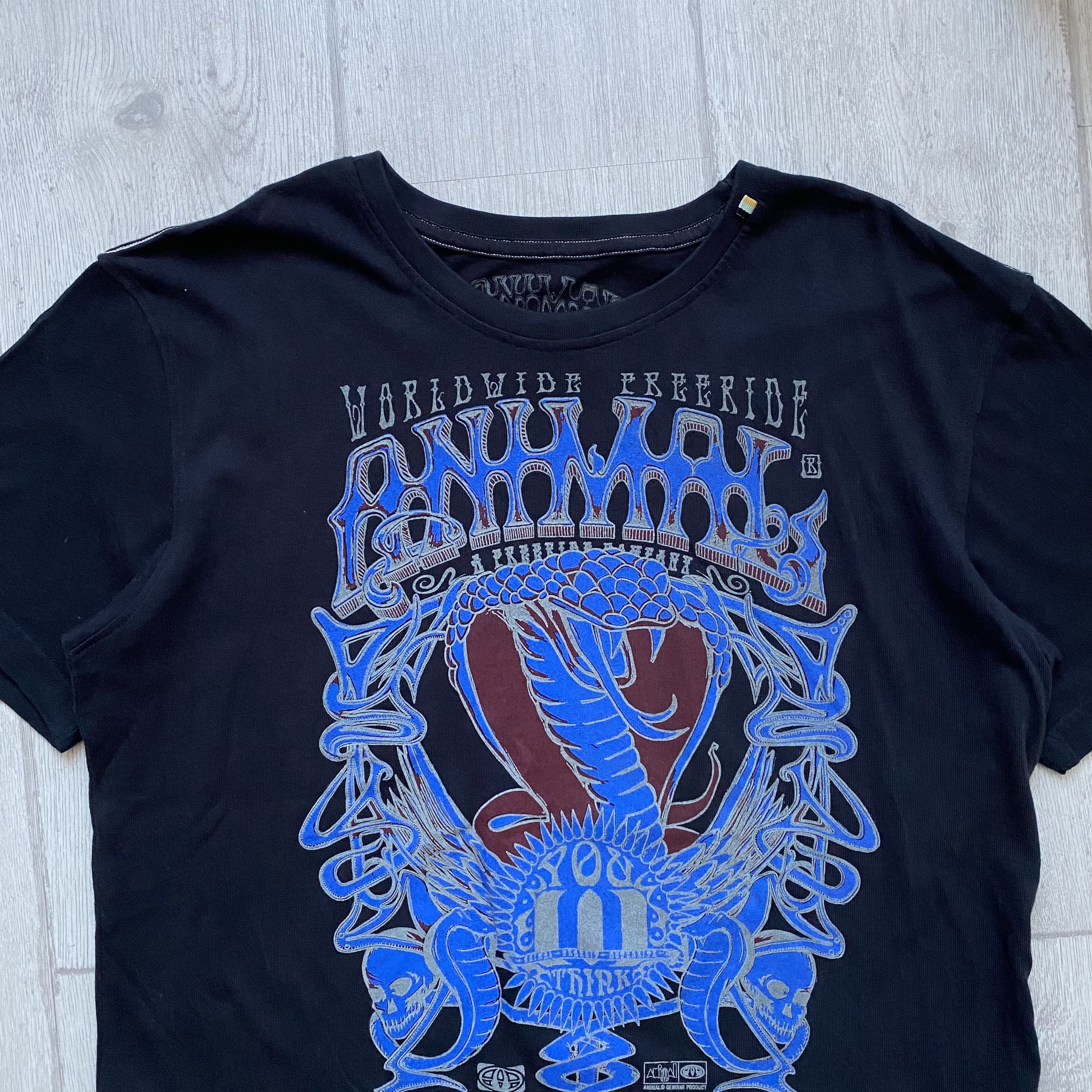 Affliction 🛹RARE Animal Prined Tee Y2K Affliction style Size US M / EU 48-50 / 2 - 4 Thumbnail