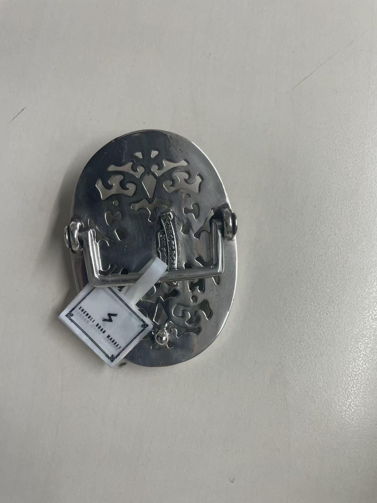 Chrome Hearts Chrome Hearts Silver Small Oval Star Belt Buckle Size ONE SIZE - 8 Thumbnail
