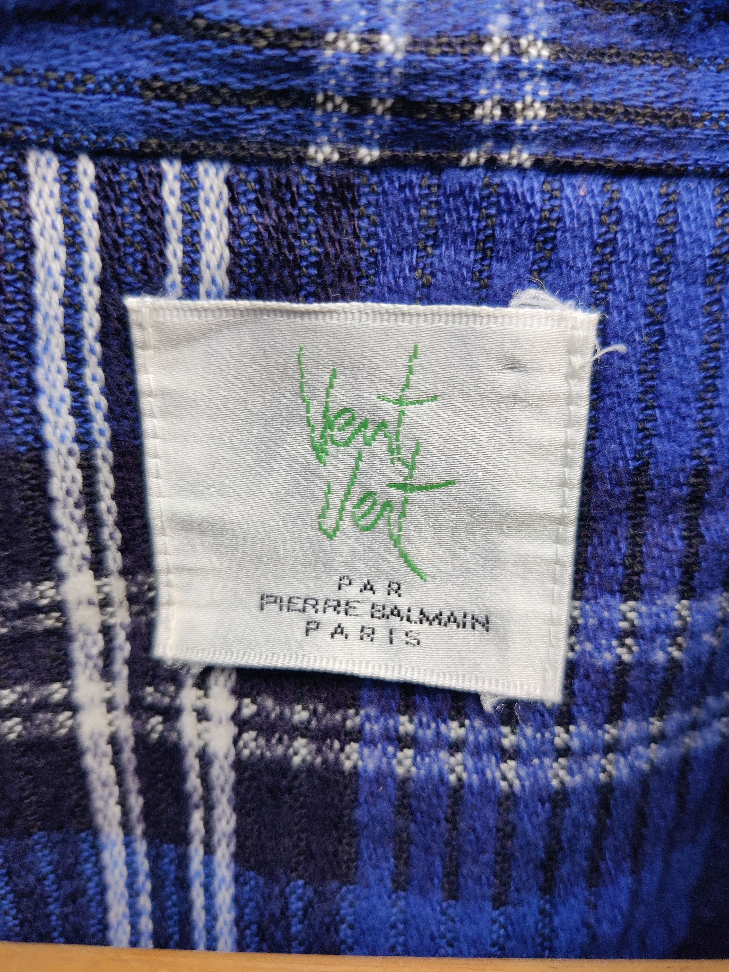 Pierre Balmain Vintage Vent Vent Pierre Balmain Checkers Shirt Size US L / EU 52-54 / 3 - 6 Thumbnail