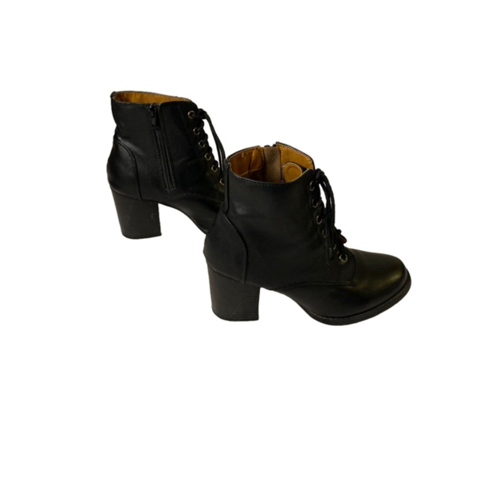 Other Y2K Streetwear Chunky Lace-Up Black Combat Booties Soda 8.5 Size US 8.5 / IT 38.5 - 4 Thumbnail