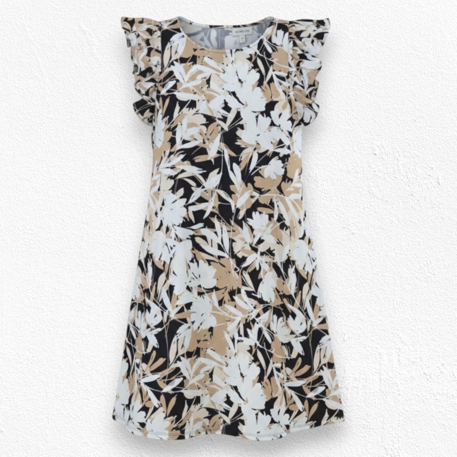 Anne Klein Anne Klein Floral Ruffle Sleeve Workwear Shift Dress Size 2 Size XS / US 0-2 / IT 36-38 - 1 Thumbnail
