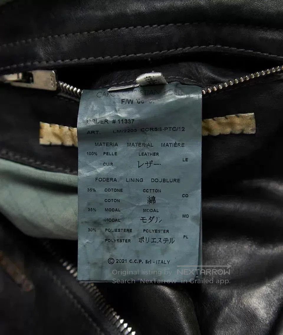 Carol Christian Poell Carol Christian Poell Leather Parka. Size US M / EU 48-50 / 2 - 4 Thumbnail