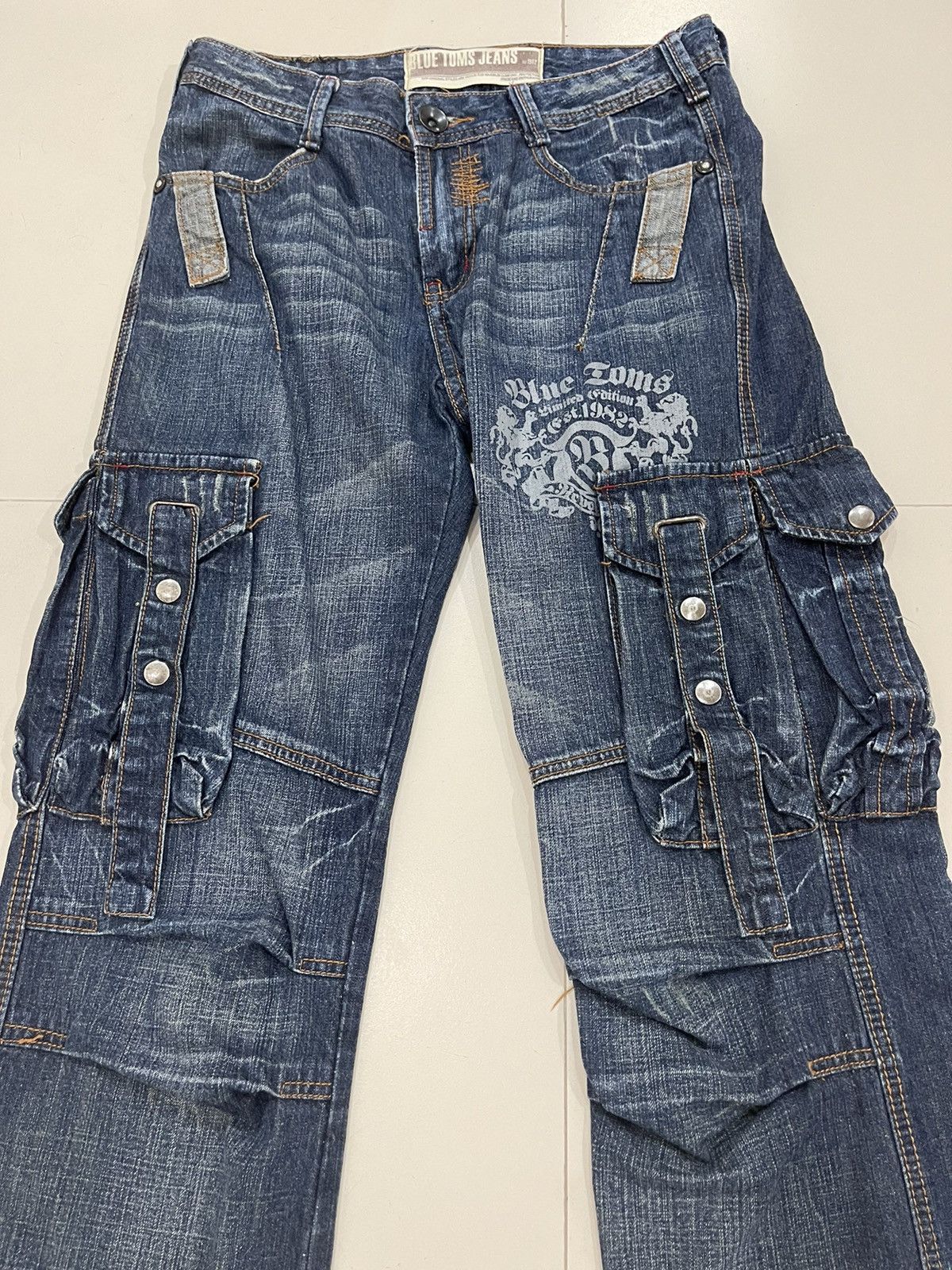 Japanese Brand 90’s GENERAL RESEARCH MULTIPOCKETS INSPIRED CARGO PANTS Size US 30 / EU 46 - 2 Thumbnail