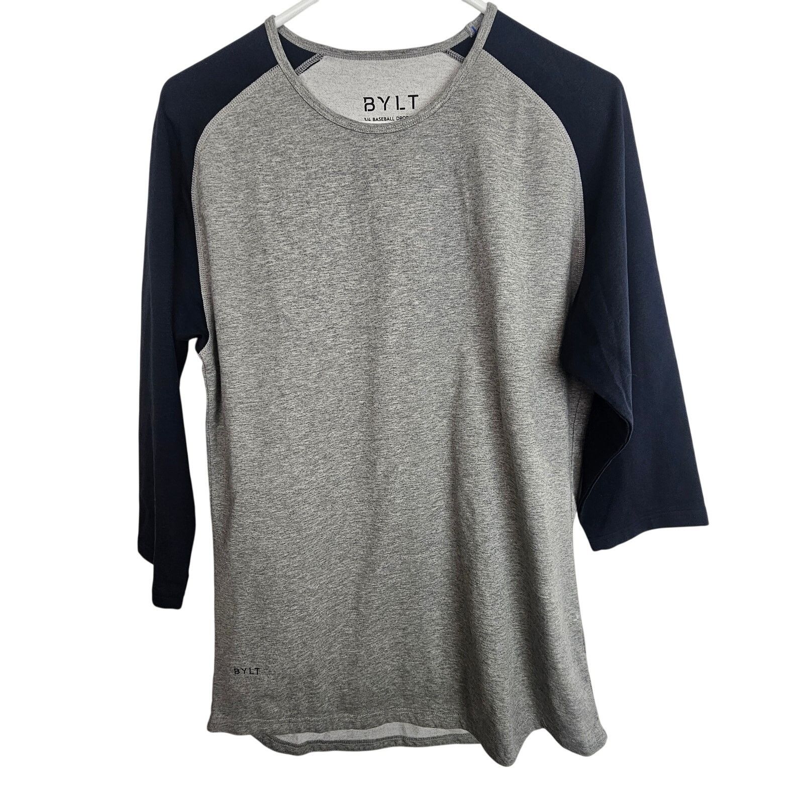 BYLT Premium Basics Bylt Mens 3/4 Baseball Drop Cut Lux Athletic Shirt Size M Size US M / EU 48-50 / 2 - 1 Thumbnail