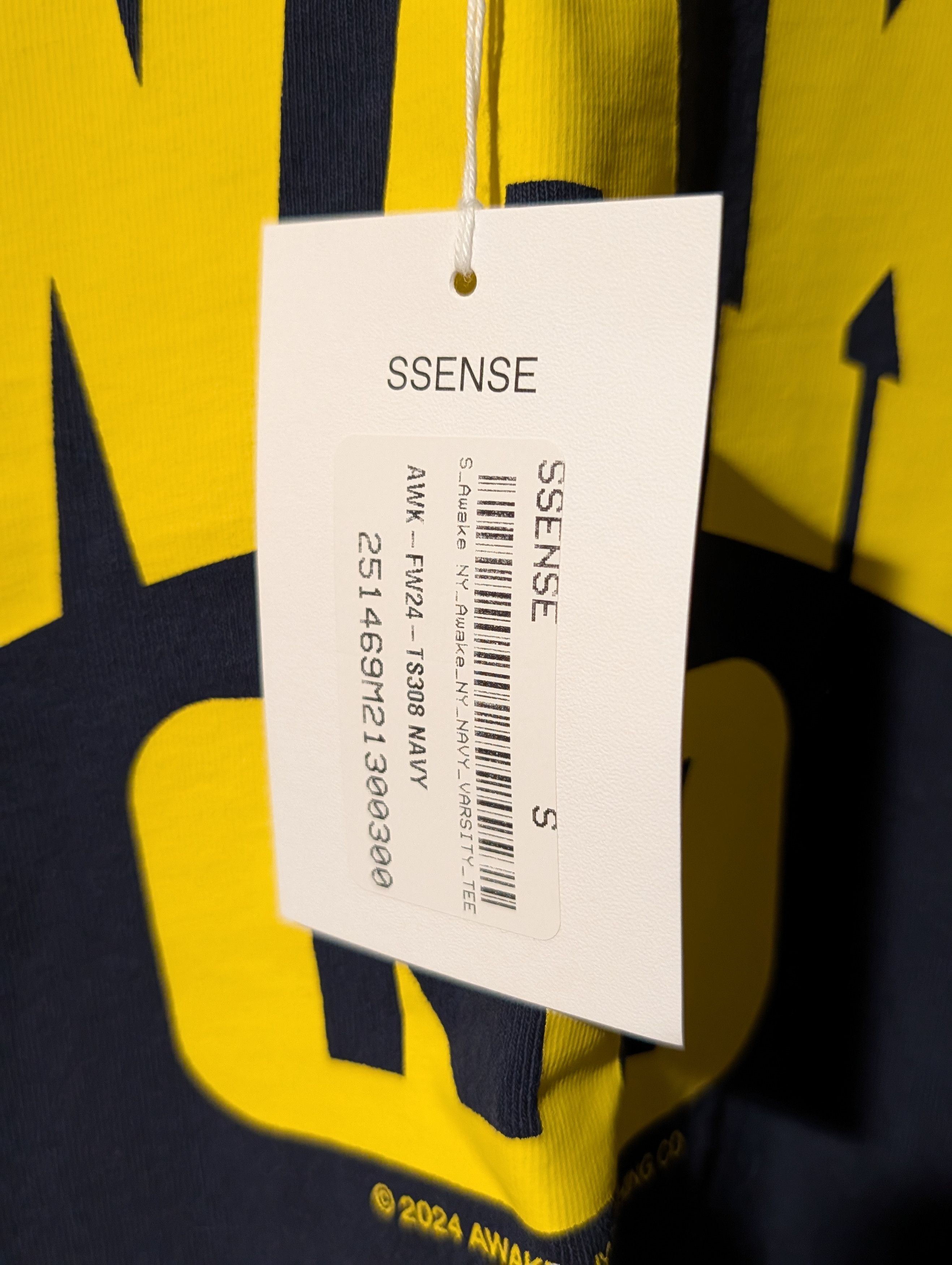 Awake NY Awake New York Arch Logo Ssense Fall 2024 Varsity T-Shirt Size US S / EU 44-46 / 1 - 3 Thumbnail