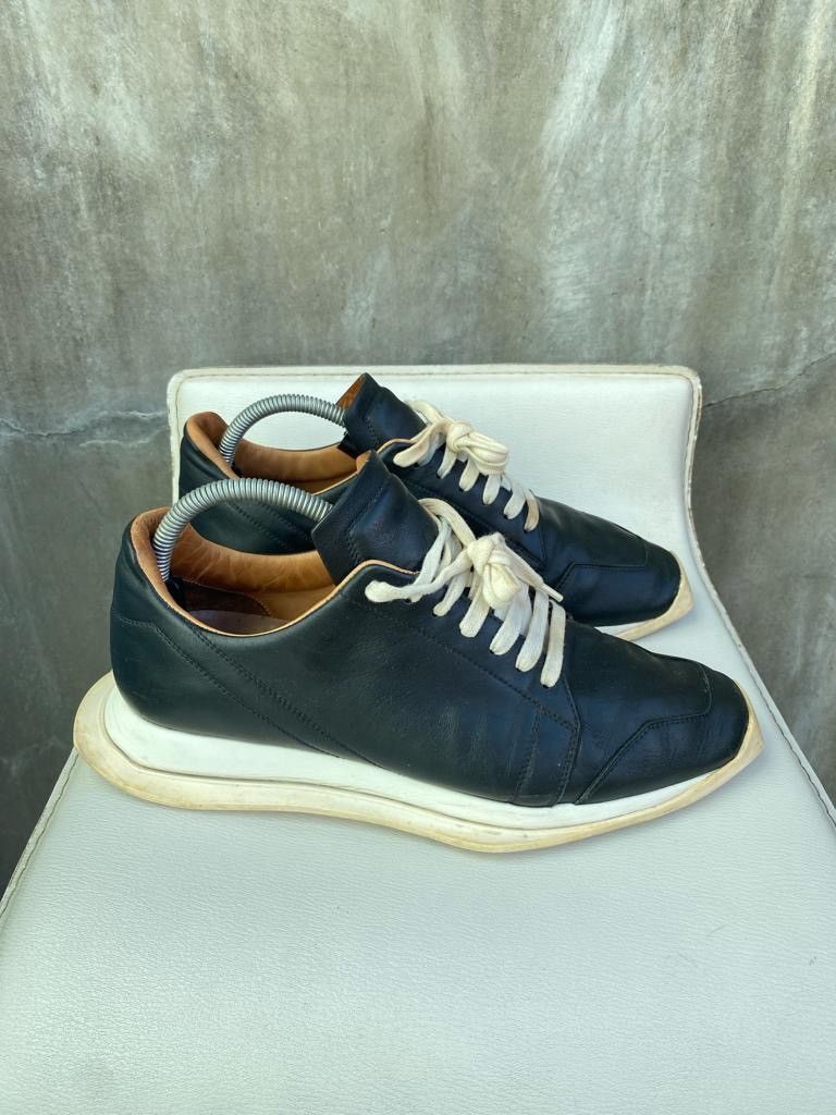 Rick Owens FW18 “Sisyphus” Oblique Lace Up Runners Size US 8 / EU 41 - 2 Thumbnail
