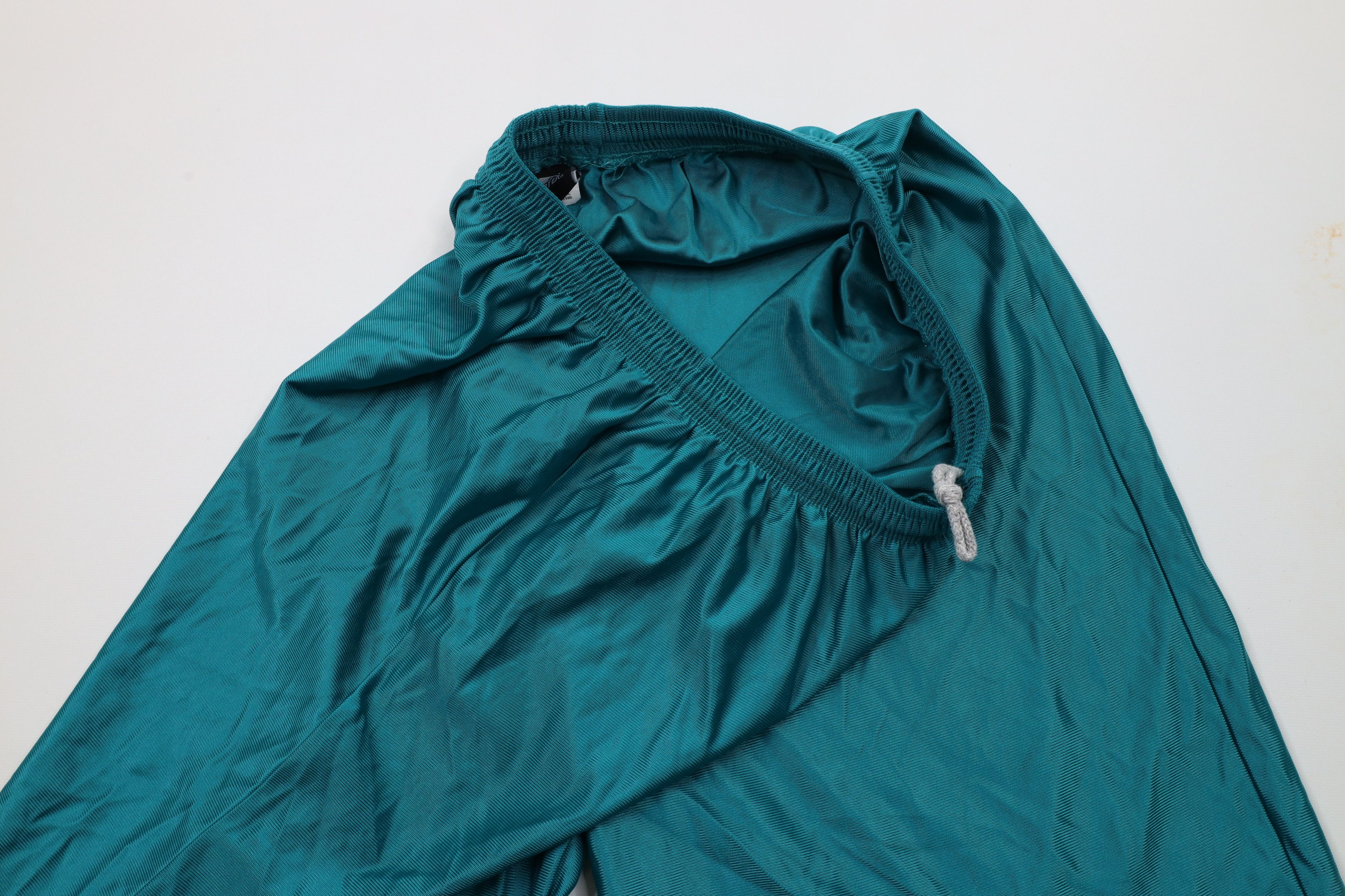 Starter × Vintage Vintage 90s Starter Nylon Gym Basketball Shorts Teal USA Size US 34 / EU 50 - 5 Thumbnail