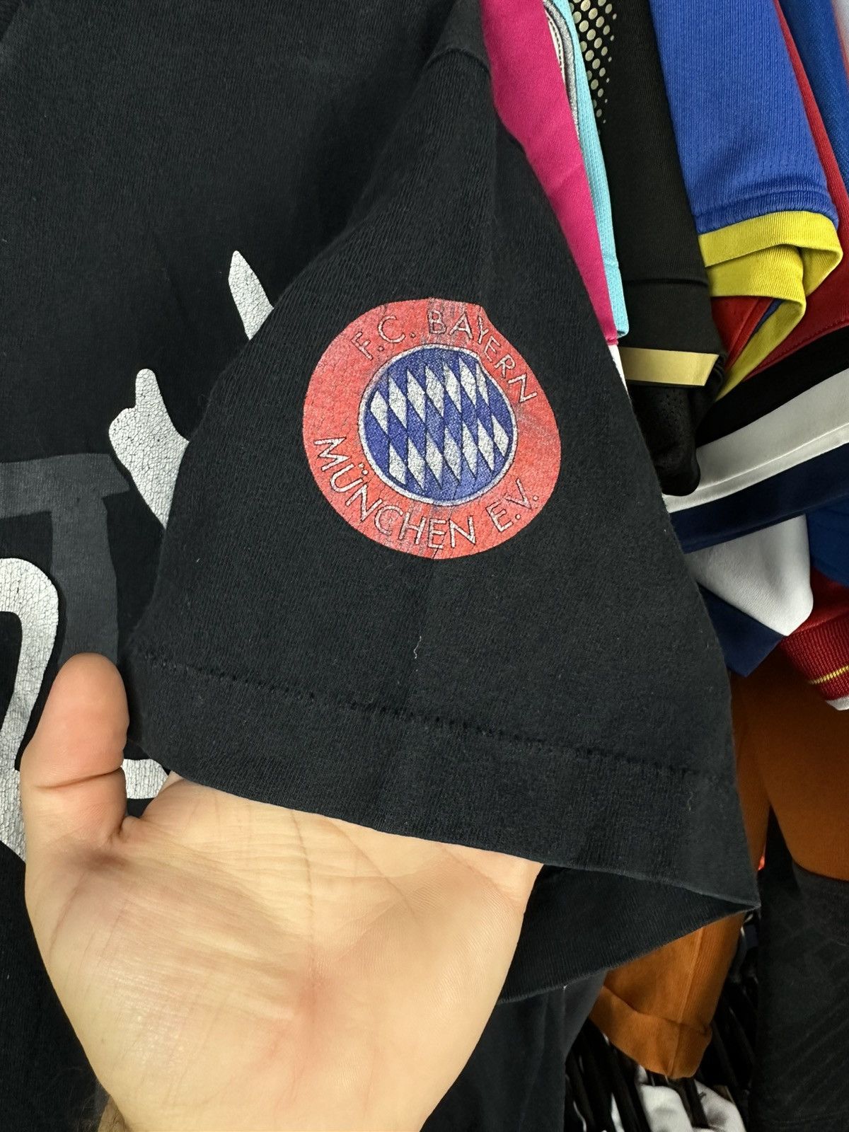 Adidas Vintage 90s Adidas Bayern Munich Football Shirt Soccer Tee Size US S / EU 44-46 / 1 - 5 Thumbnail
