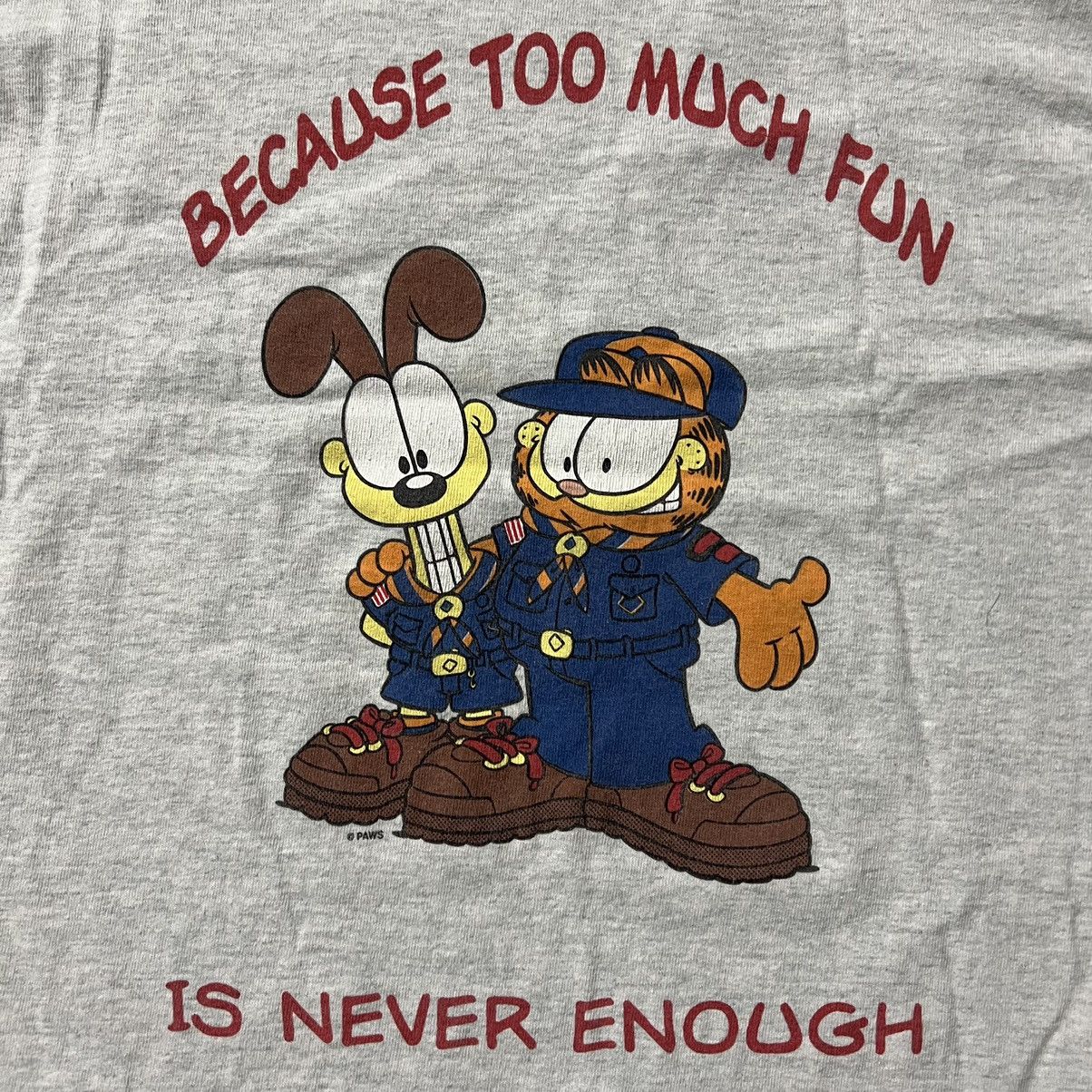 Vintage Vintage Garfield Comics Graphic T-Shirt Size US M / EU 48-50 / 2 - 2 Thumbnail