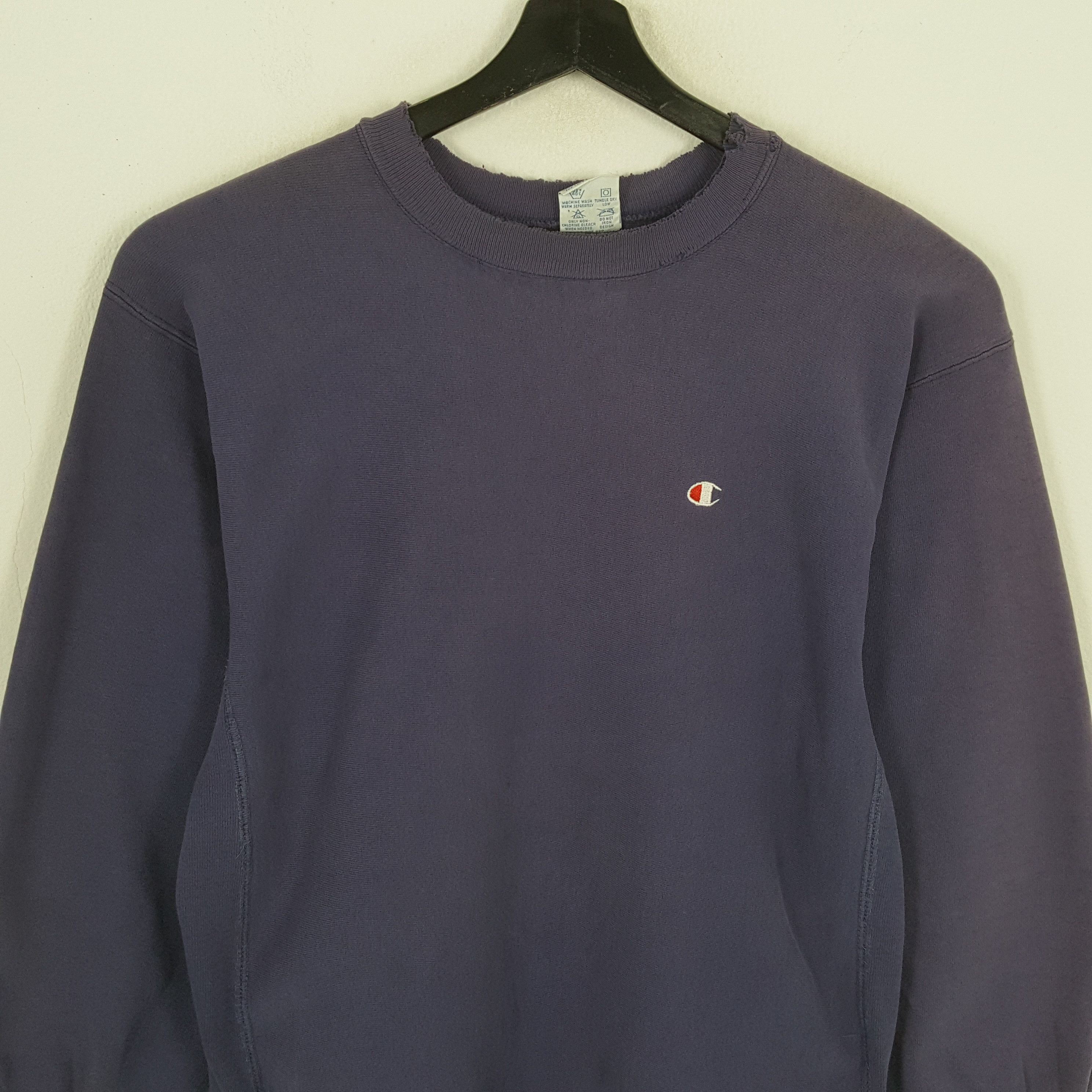 Champion × Vintage CHAMPION Streetwear Small Logo Design Sweatshirt Size US L / EU 52-54 / 3 - 2 Thumbnail