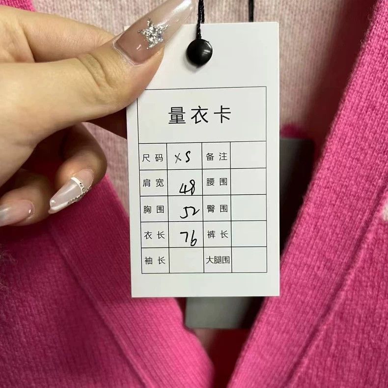 Balenciaga Balenciaga Pink monogrammed cardigan sweater Size XS / US 0-2 / IT 36-38 - 3 Thumbnail