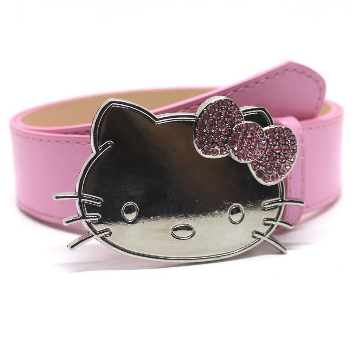 Leather Hello Kitty Pu Leather Belt Size ONE SIZE - 1 Thumbnail