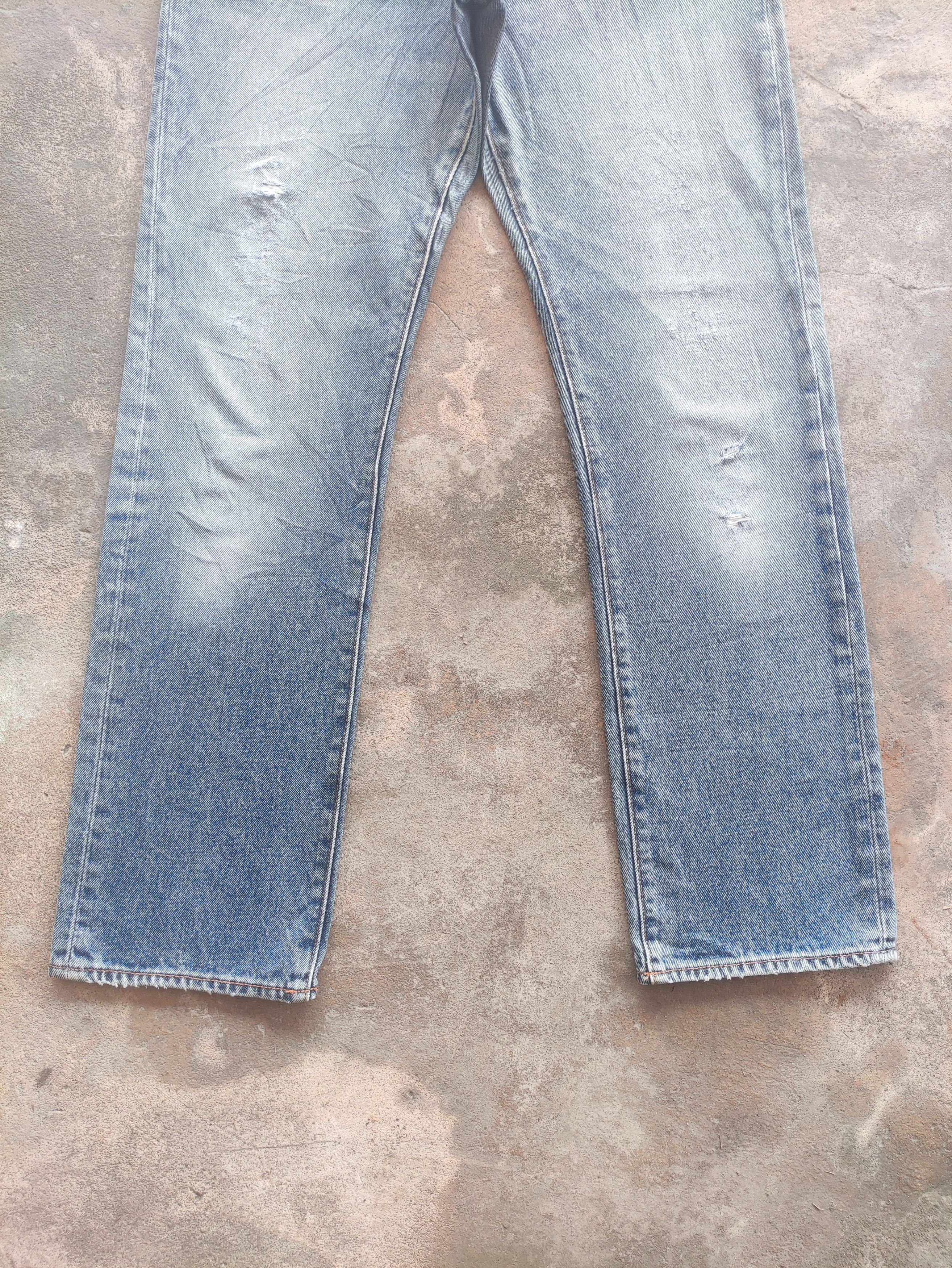 Japanese Brand × Jean W34💥 Vintage Japanese Distressed Denim Faded Pants Jeans Size US 34 / EU 50 - 4 Thumbnail