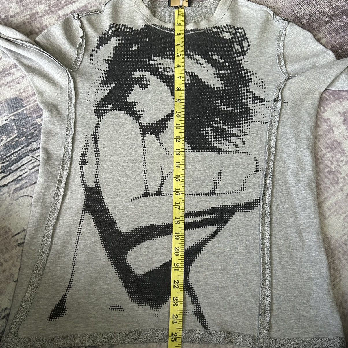Just Cavalli SS2005 Cavalli Naked Woman Print Grey Longsleeve Size US M / EU 48-50 / 2 - 15 Thumbnail