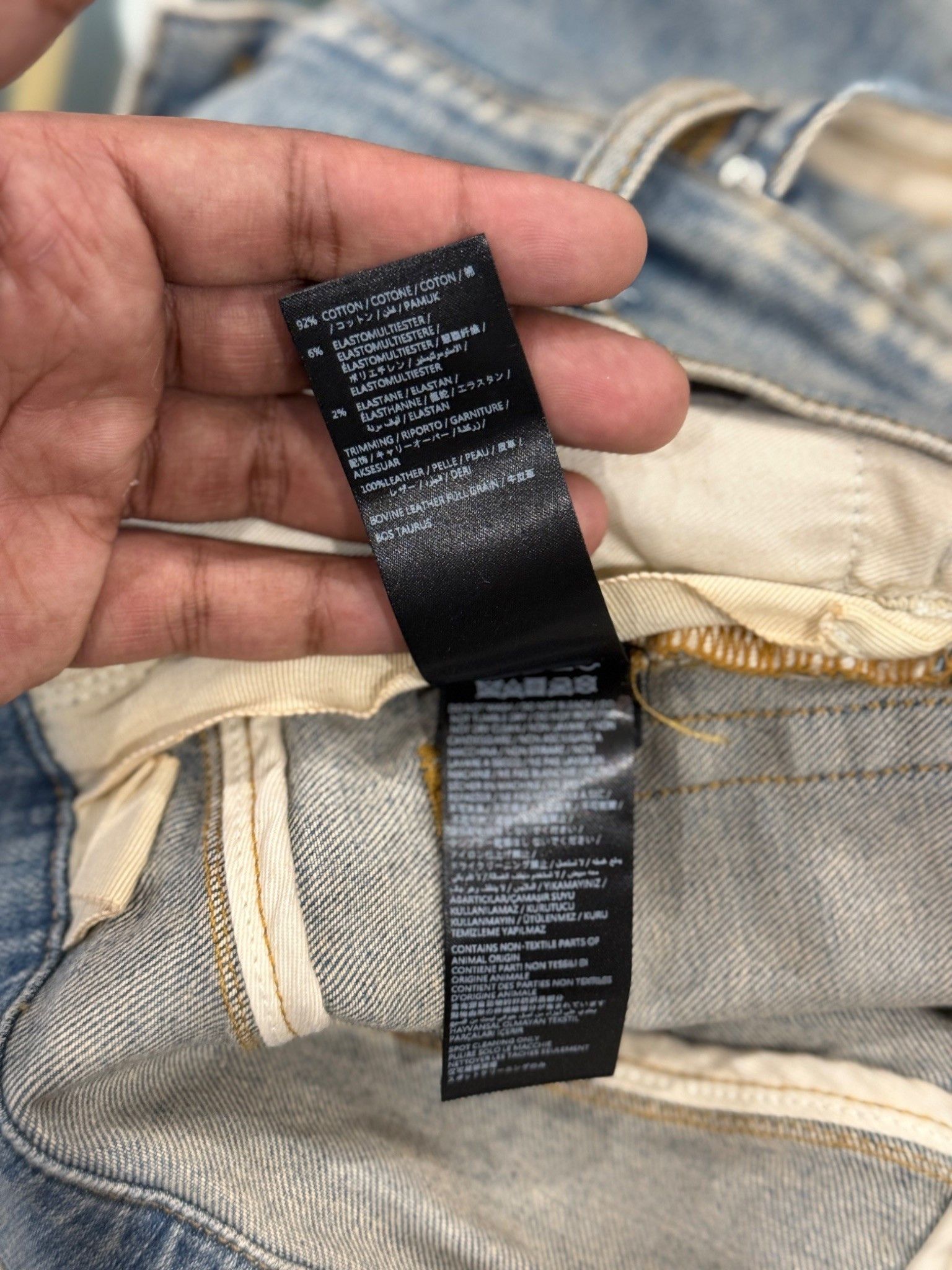 Amiri Amiri MX1 Clay Indigo Jeans Size US 34 / EU 50 - 7 Thumbnail