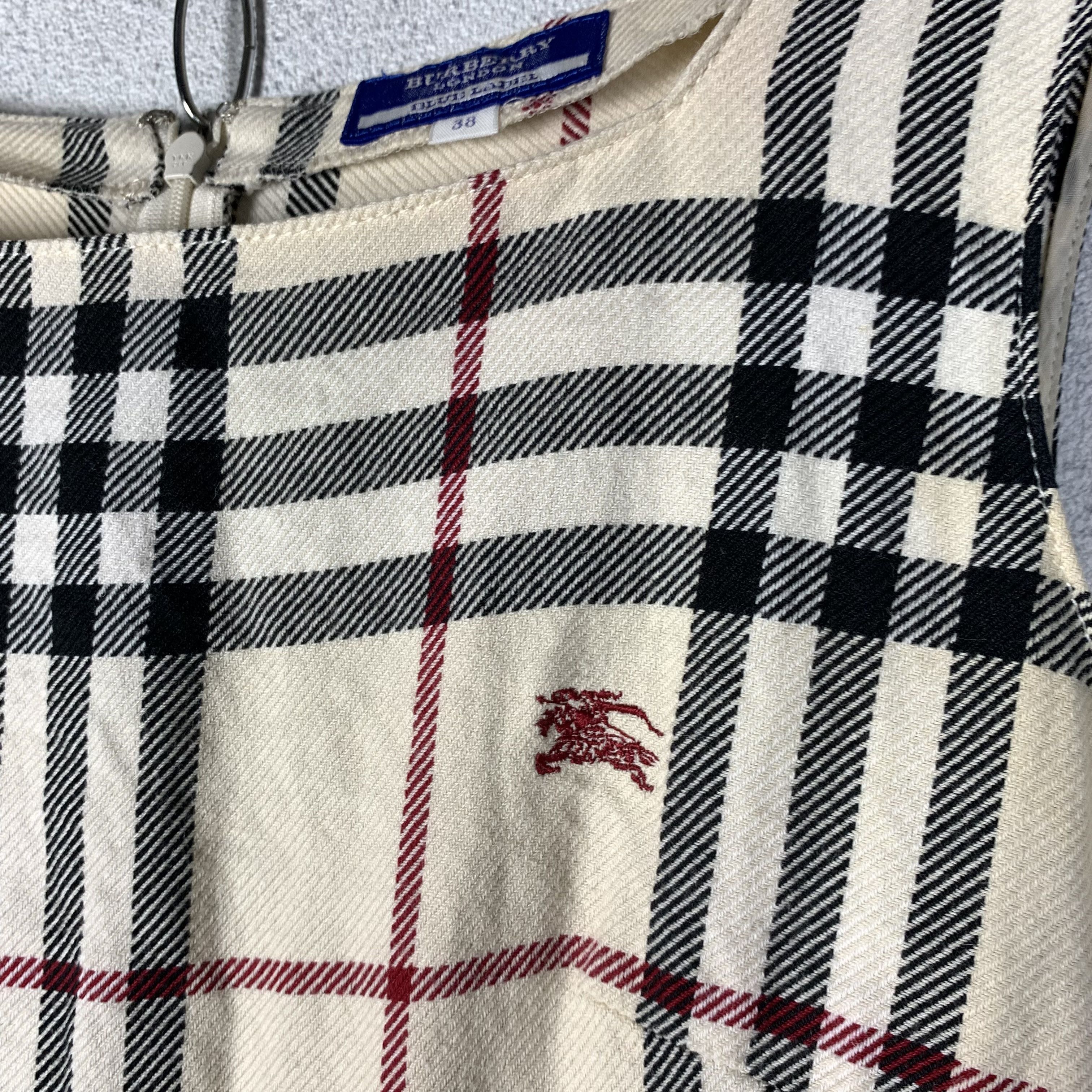 Burberry Vintage Burberry Nova Check Mini Dress Size S / US 4 / IT 40 - 3 Thumbnail