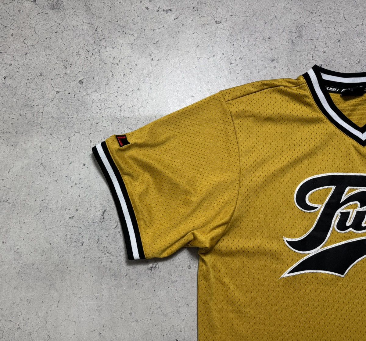 Fubu Fubu 05 Jersey Shirt Big Logo Yellow Size L Size US L / EU 52-54 / 3 - 4 Thumbnail