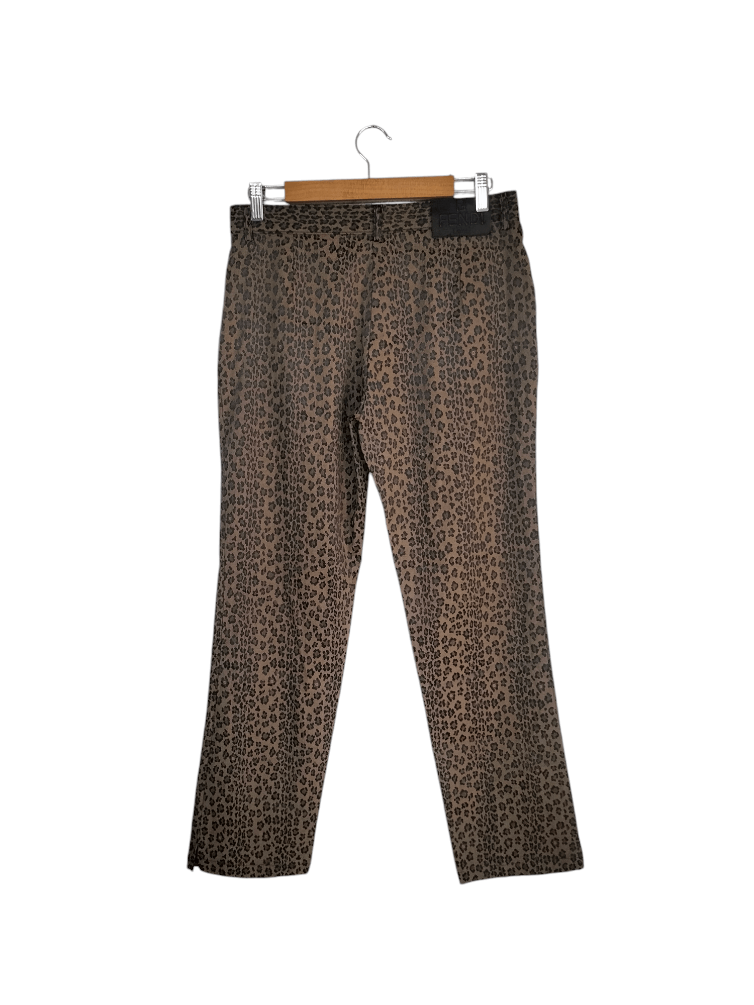 Fendi Authentic Fendi leopard print pants Size US 31 - 2 Thumbnail