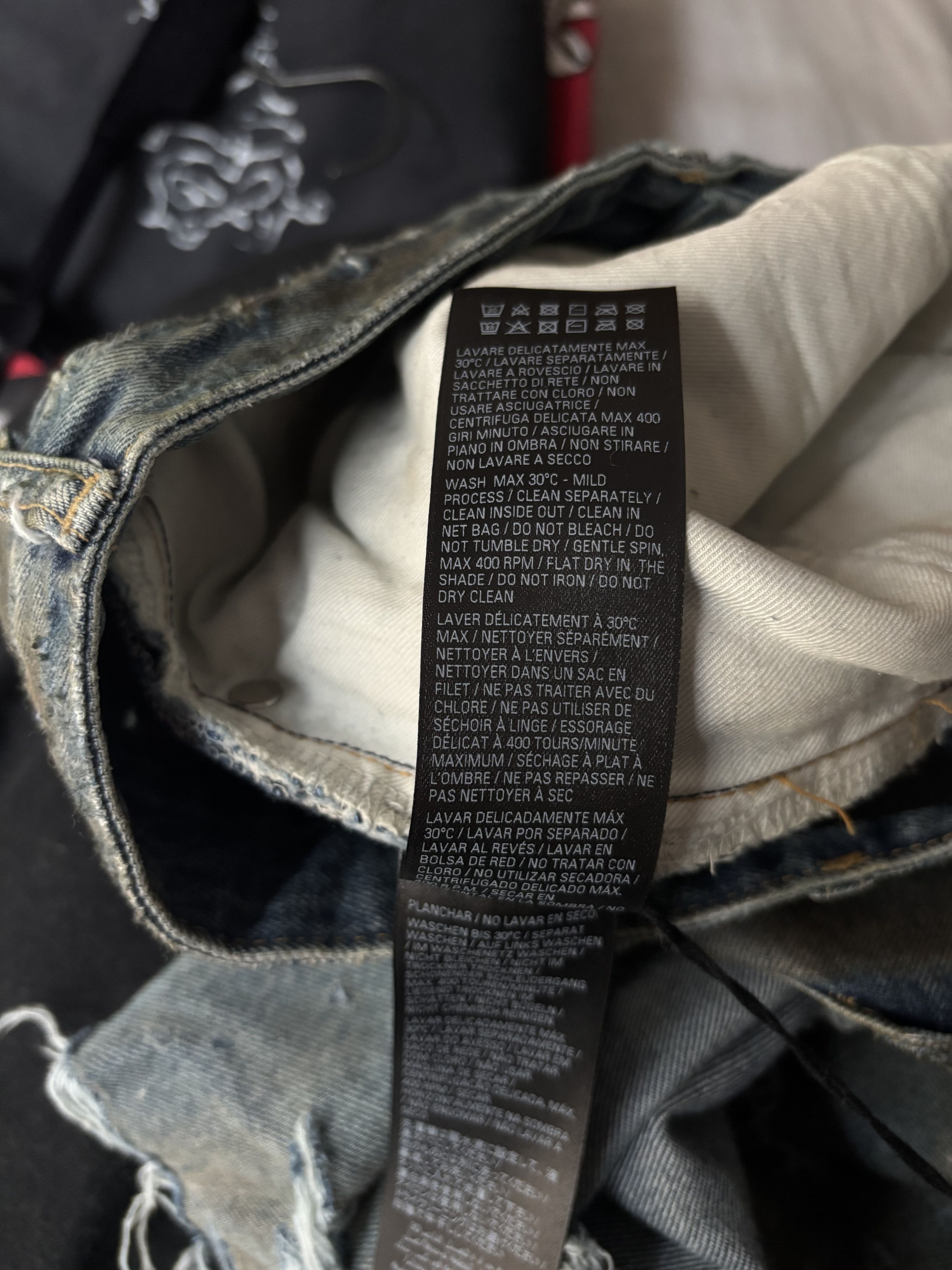 Balenciaga Super Destroyed Denim Balenciaga Small Oversized Mud show Size US 34 / EU 50 - 8 Thumbnail