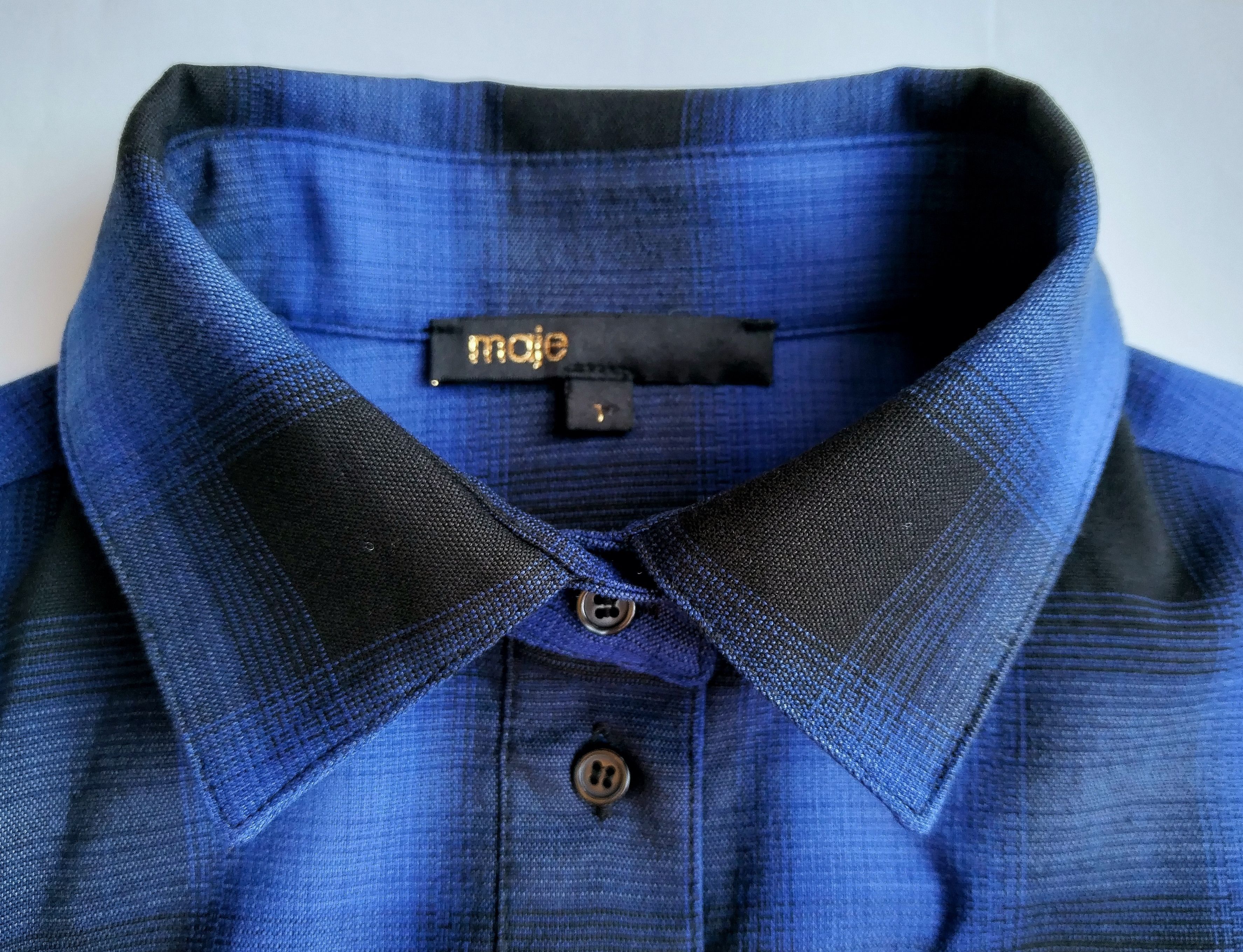 Maje Plaid shirt dress Size S / US 4 / IT 40 - 6 Thumbnail