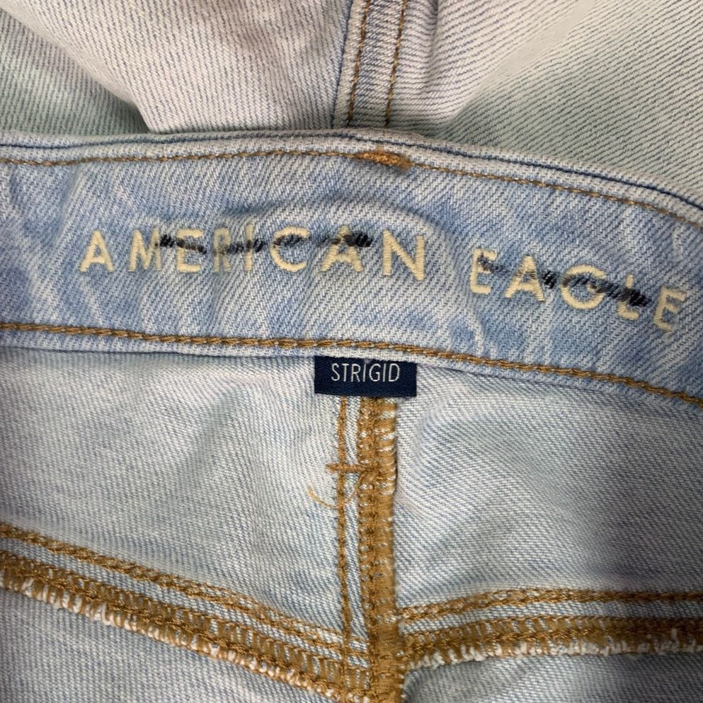 American Eagle Outfitters New American Eagle Womens Size 4 Curvy Relaxed Jorts Denim Size 27" / US 4 / IT 40 - 3 Thumbnail