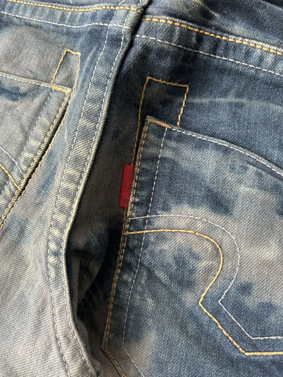 Tornado Mart Tornado Mart Flared Washed Snake Denim Size US 34 / EU 50 - 14 Thumbnail