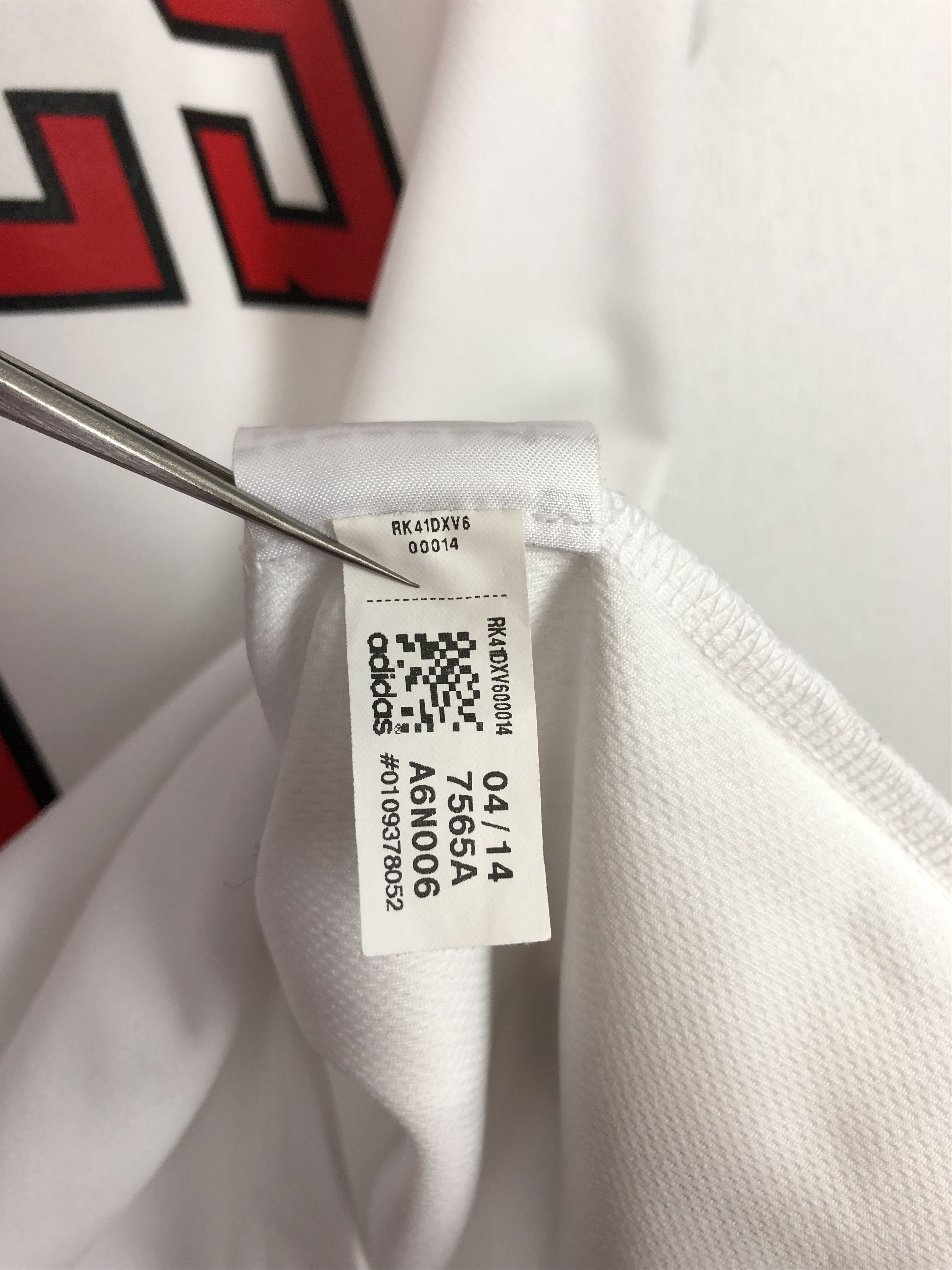 Adidas White Chicago Bulls Derrick Rose NBA Jersey Shirt Tee