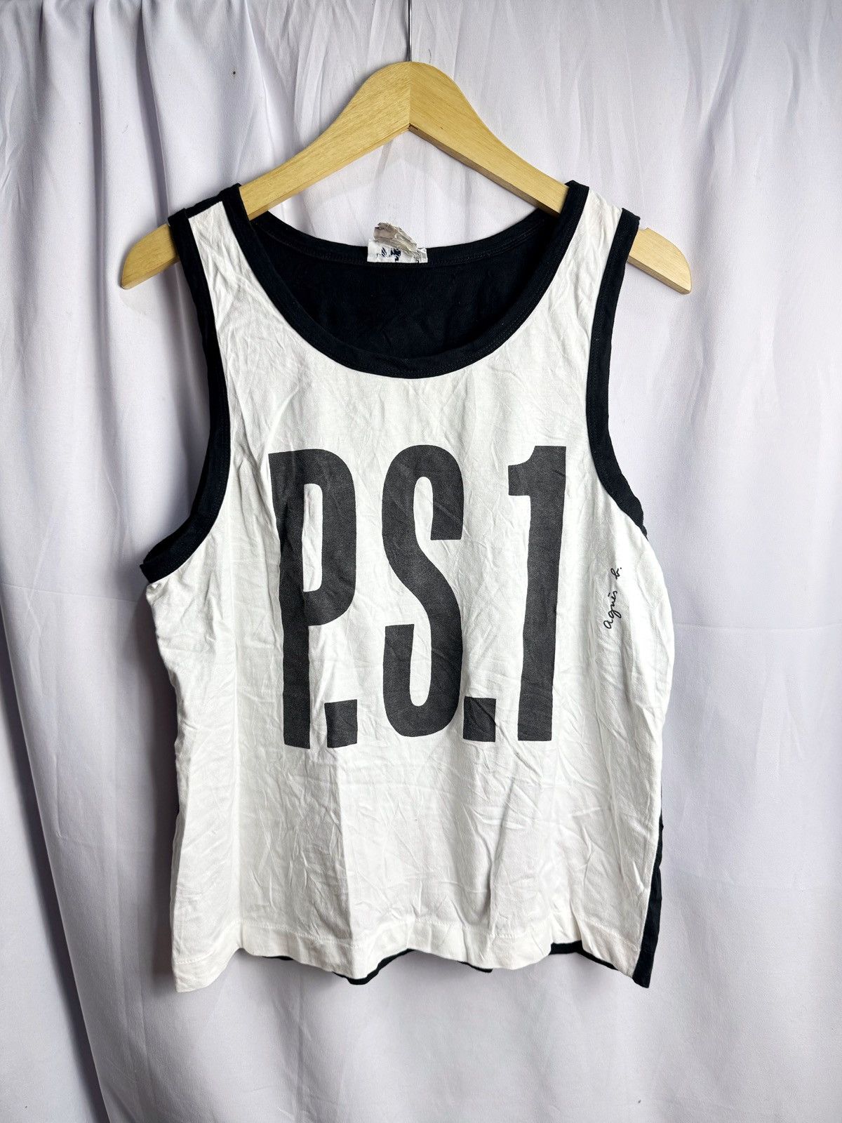 agnes b. Agnes B PS1 Summer 1998 Tank Top Size US M / EU 48-50 / 2 - 1 Thumbnail