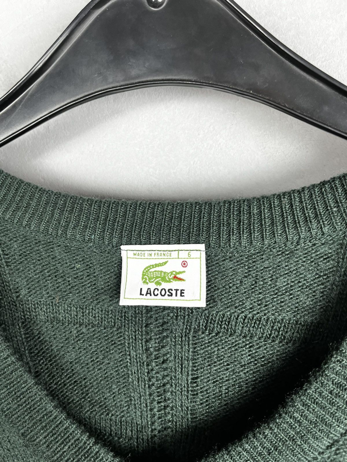 Lacoste Lacoste knit sweater vintage 90s Size US XL / EU 56 / 4 - 2 Thumbnail