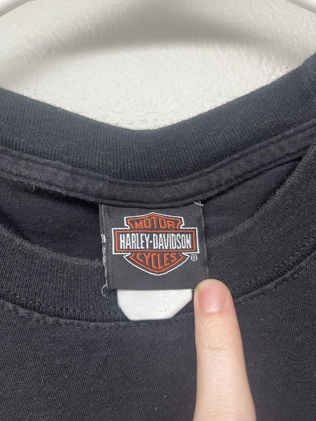 Harley Davidson Harley Davidson Reaper Smoking w/ Poker Card Graphic Tshirt Size US L / EU 52-54 / 3 - 7 Thumbnail