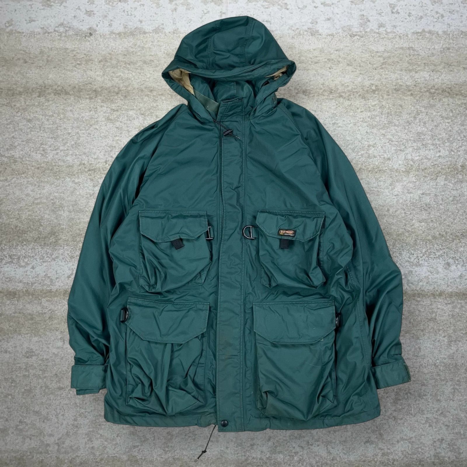 Gap × Vintage Vintage 90s Gap Green Anorak Windbreaker Jacket 