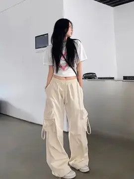 Japanese Brand × Vintage Zoki Hip Hop Y2K Cargo Pants Women Streetwear Size 30" / US 8 / IT 44 - 1 Thumbnail