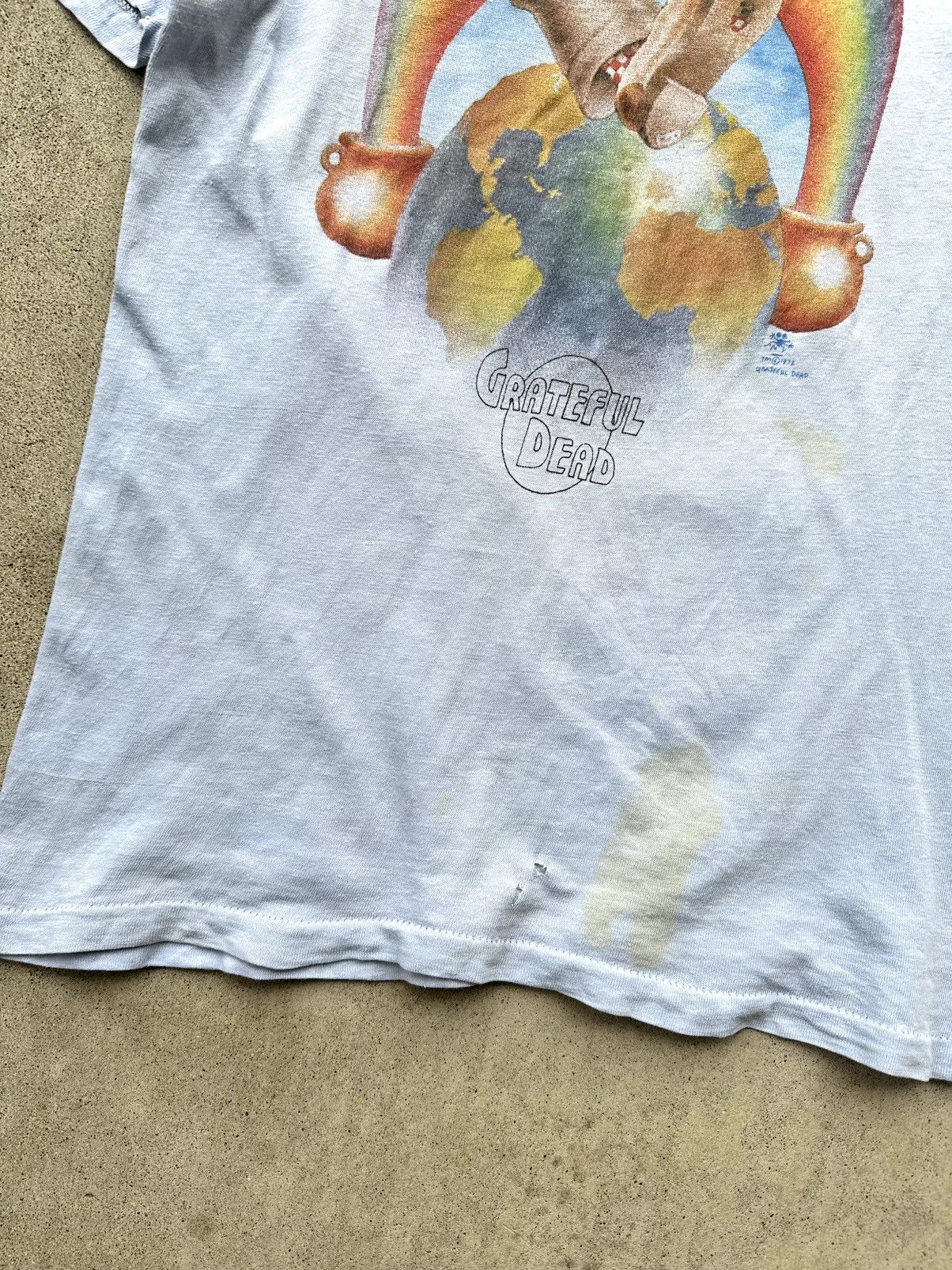 Grateful Dead × Vintage Vintage Grateful Dead Tee 1972 Euro Tour Ice Cream Hanes Size US S / EU 44-46 / 1 - 3 Thumbnail